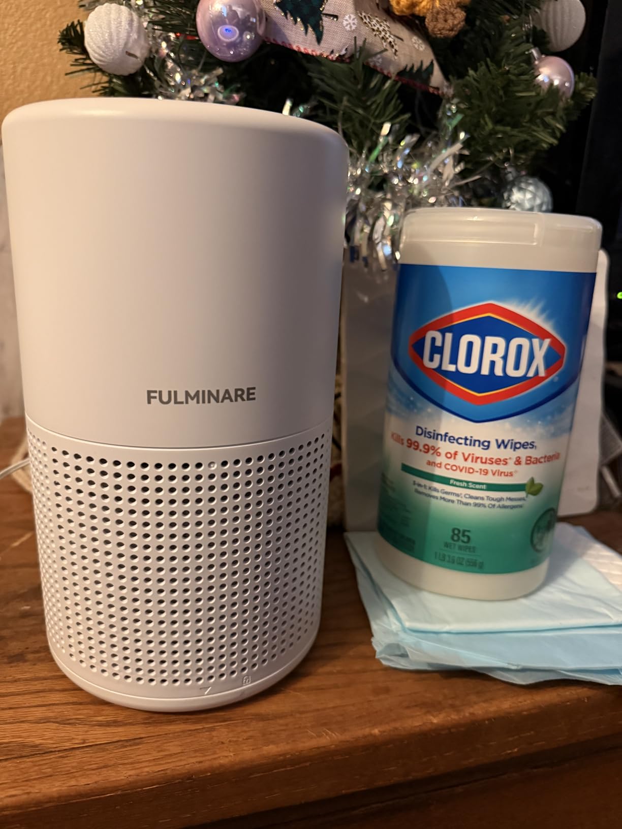 FULMINARE H13 True HEPA Air Purifier - Quiet Air Cleaner with Night Light, Portable Small Air Purifier for Home, Office, Living Room customer photo 1