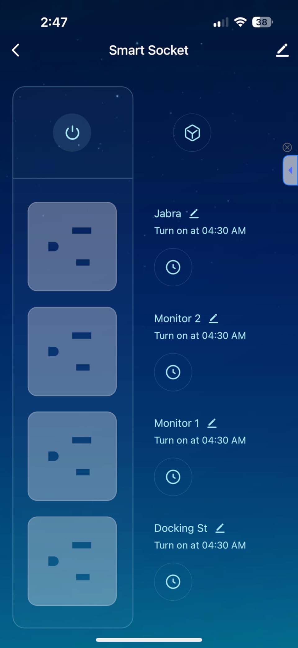 POWSAV 6 Ft WiFi Surge Protector - 8 Outlet Extension Cord with 4 Smart & 4 Always On Outlets, 4 USB Ports, Alexa & Google Home Compatible, Black customer photo 1