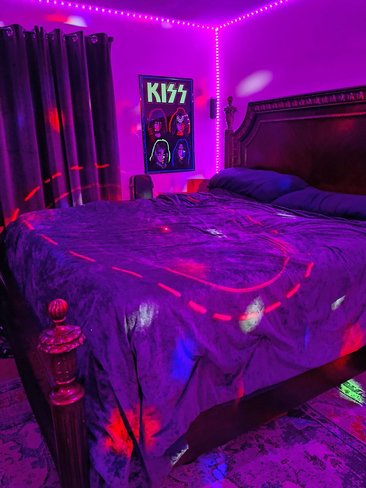 Party Lights Dj Disco Ball Light with Pattern Projection and Sound Activated, Buclhoz RGB Colored Strobe Stage Lighting for Parties Indoor Dance Birthday Rave Bar Karaoke Christmas Wedding Show Club customer photo 2