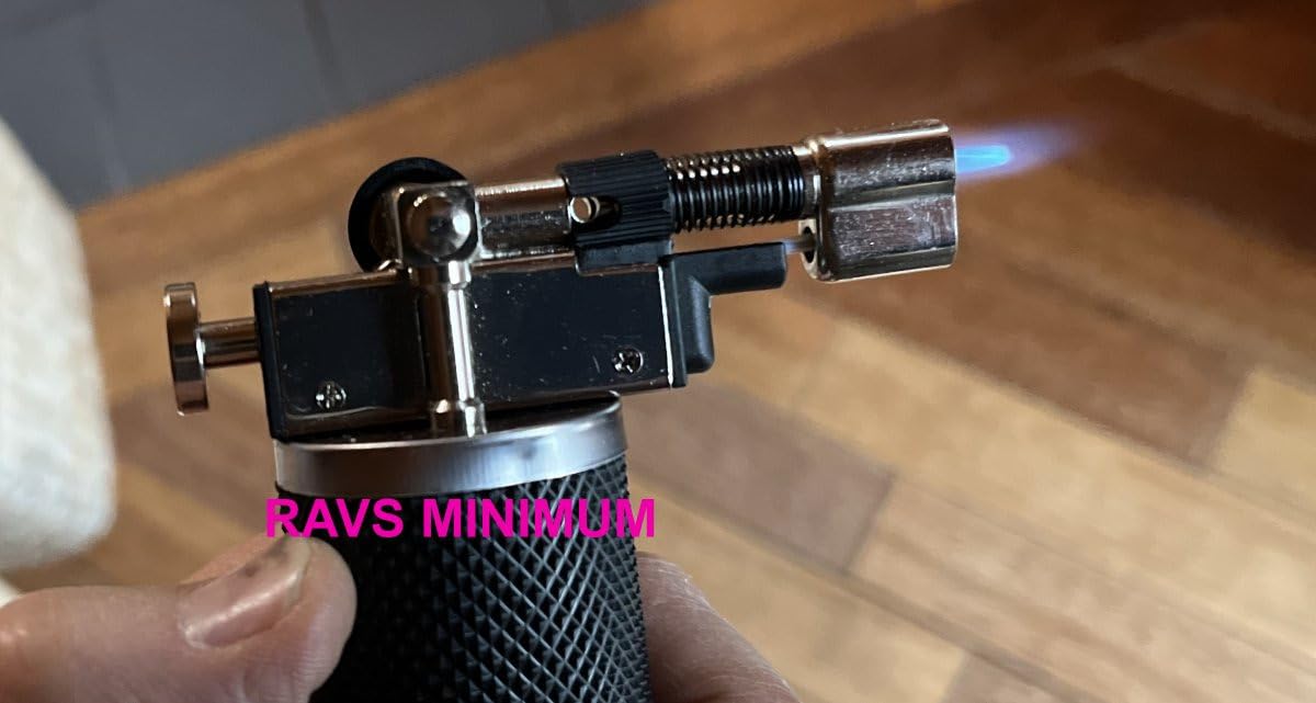 RAVS Butane Torch Lighter, DUAL Flame Mode Kitchen Torch, Refillable Cooking Torch Gun, Creme Brulee Torch Lighter, Blow Torch for Cooking, Welding, Mini Torch Soldering Torch, Butane is Not Included customer photo 2