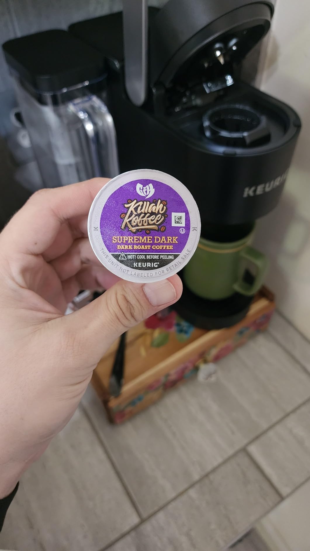 Keurig K-Supreme SMART Single Serve Coffee Maker With Wifi Compatibility, 4 Brew Sizes, And 66oz Removable Reservoir, Compatible with Alexa, Gray customer photo 1