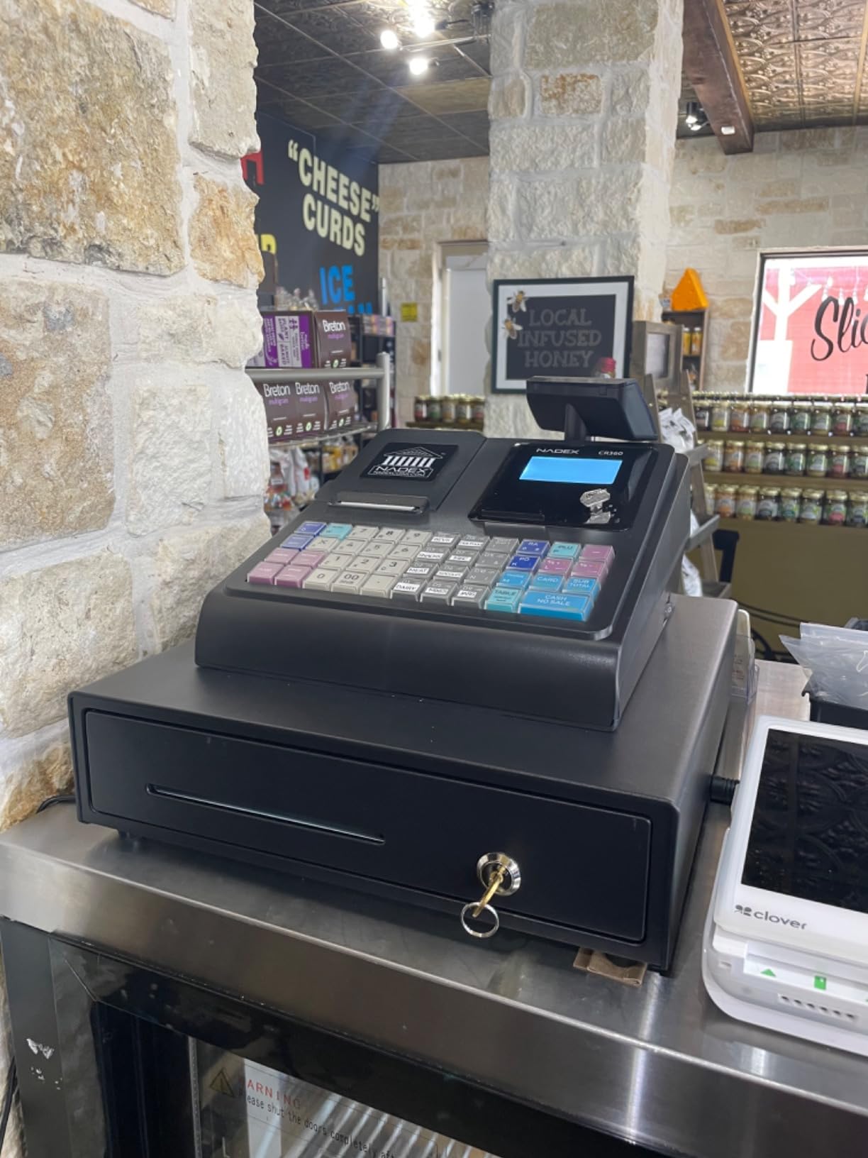 Nadex CR360 Cash Register, 4700 Lookups 50 Dept 50 Clerks, Quick Load Thermal Printer, Compact Size, Cash and Coin Drawer, Black customer photo 1