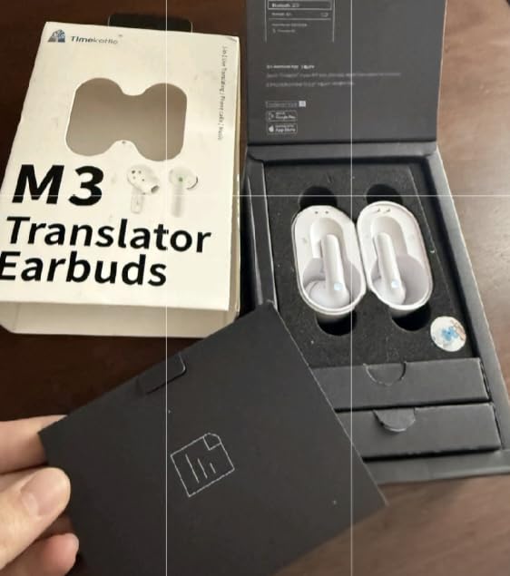 Timekettle M3 Language Translator Earbuds, Two-Way Translator Device with APP for 40 Languages and 13 Offline Translation Packs, Fast Reaction with Revolutionary Al Semantic Tech (Offline Version) customer photo 2