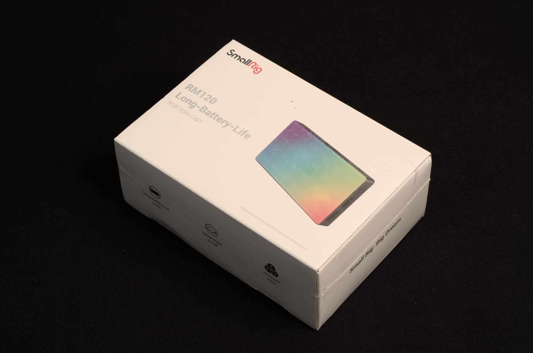 SmallRig RM120 RGB Video Light, 5000mAh 180 Minutes Portable Camera Light 7W Output Power, LED Video Light Panel, 2500-8500K CRI TLCI 98+ for TikTok, Content Creator, Photographer customer photo 1