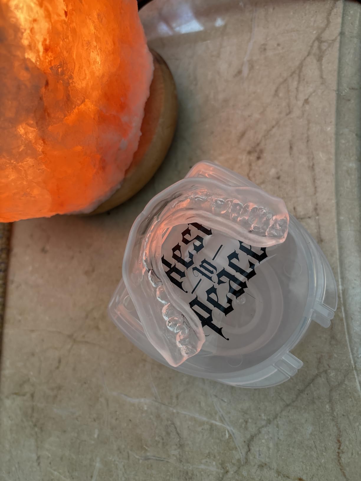 Rest in Peace Night Guard - Pack of Two Moldable Mouth Guard for Teeth Grinding Clenching Bruxism (Clear) customer photo 1