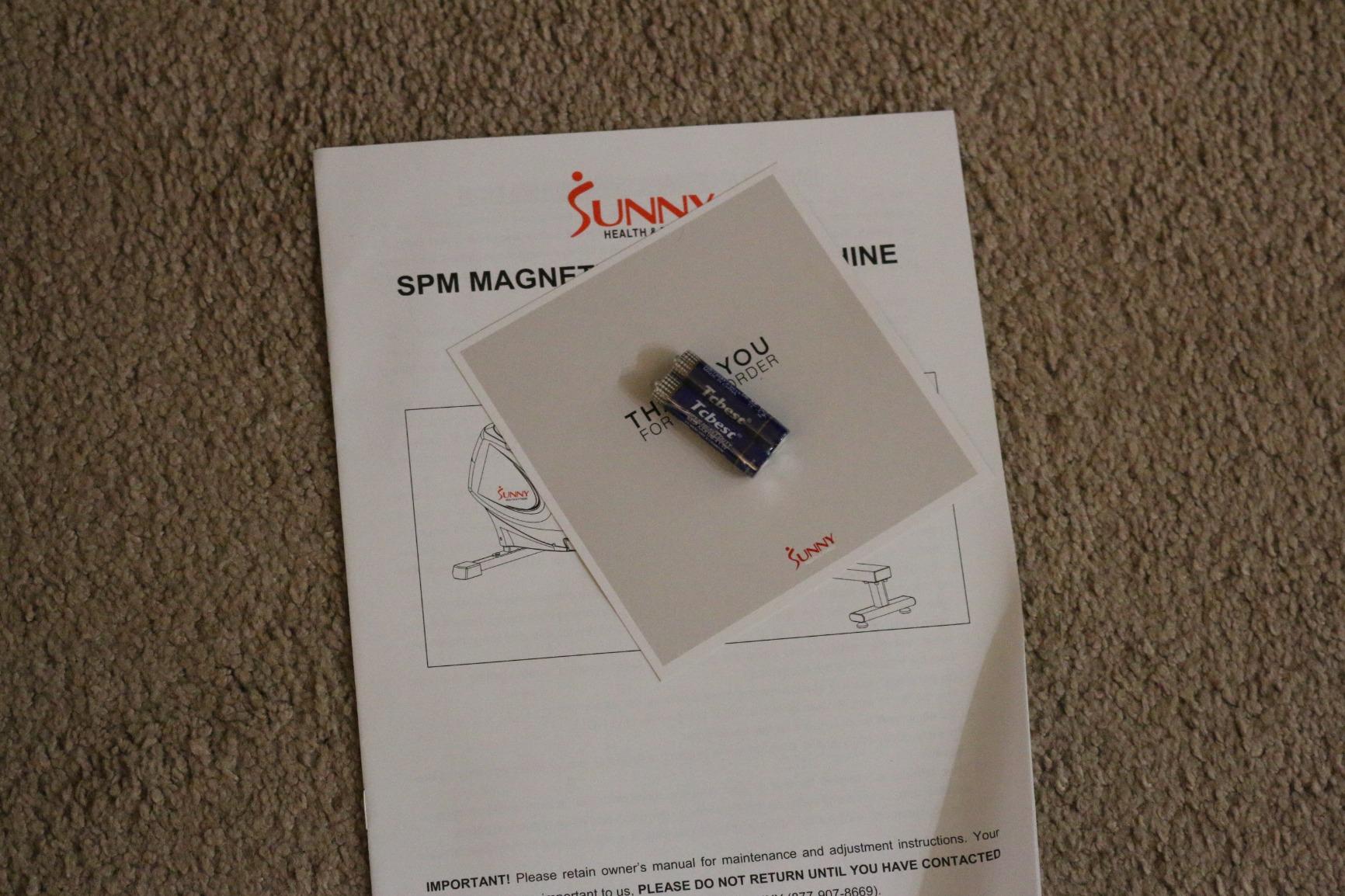 Sunny Health & Fitness Magnetic Rowing Machine for Home Exercise, Quiet & Smooth Rower with Compact Storage and Optional Free SunnyFit App Connectivity customer photo 1