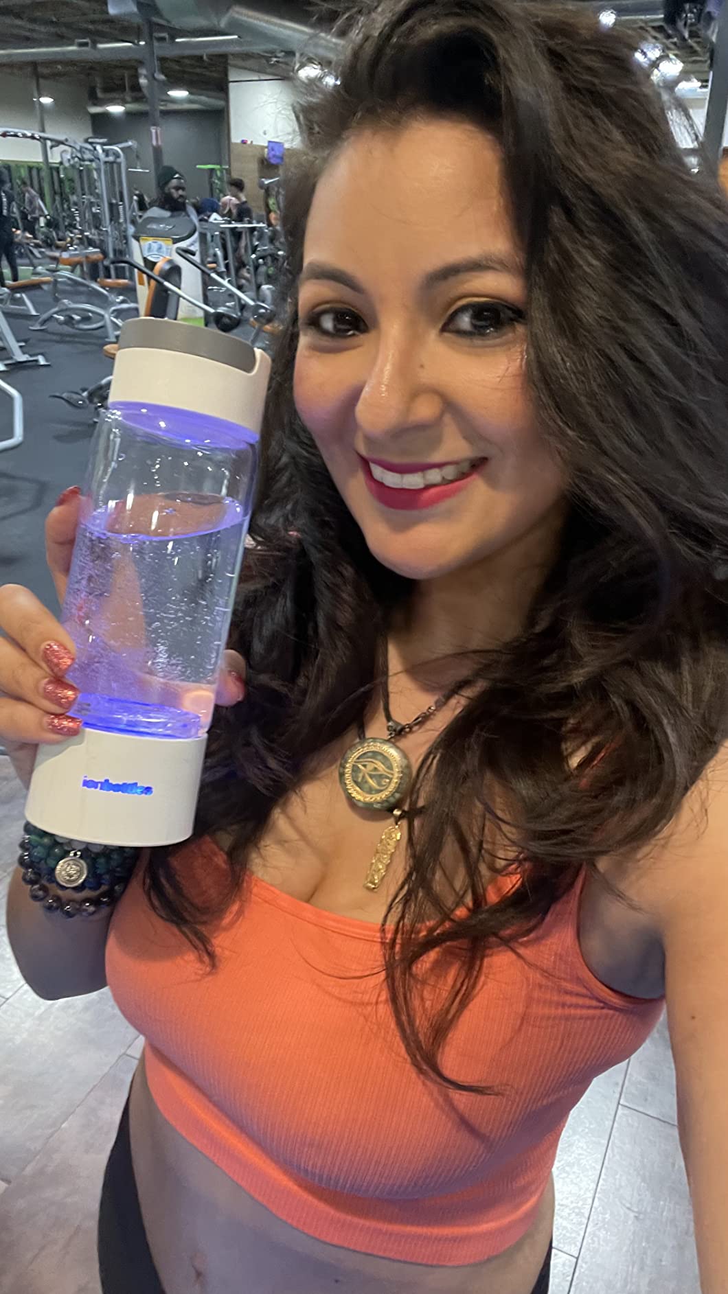 IonBottles Pro Hydrogen Water Bottle - 3.0 PPM H2, Rechargeable, Portable, BPA-Free, 14 oz Glass Bottle, Molecular Hydrogen Generator USB C Rechargeable customer photo 1