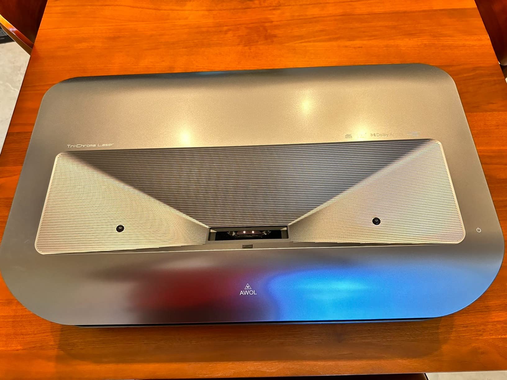 AWOL VISION LTV-2500 4K UHD Ultra Short Throw Triple Laser Projector with Dolby Vision & Atmos, Active 3D, 150