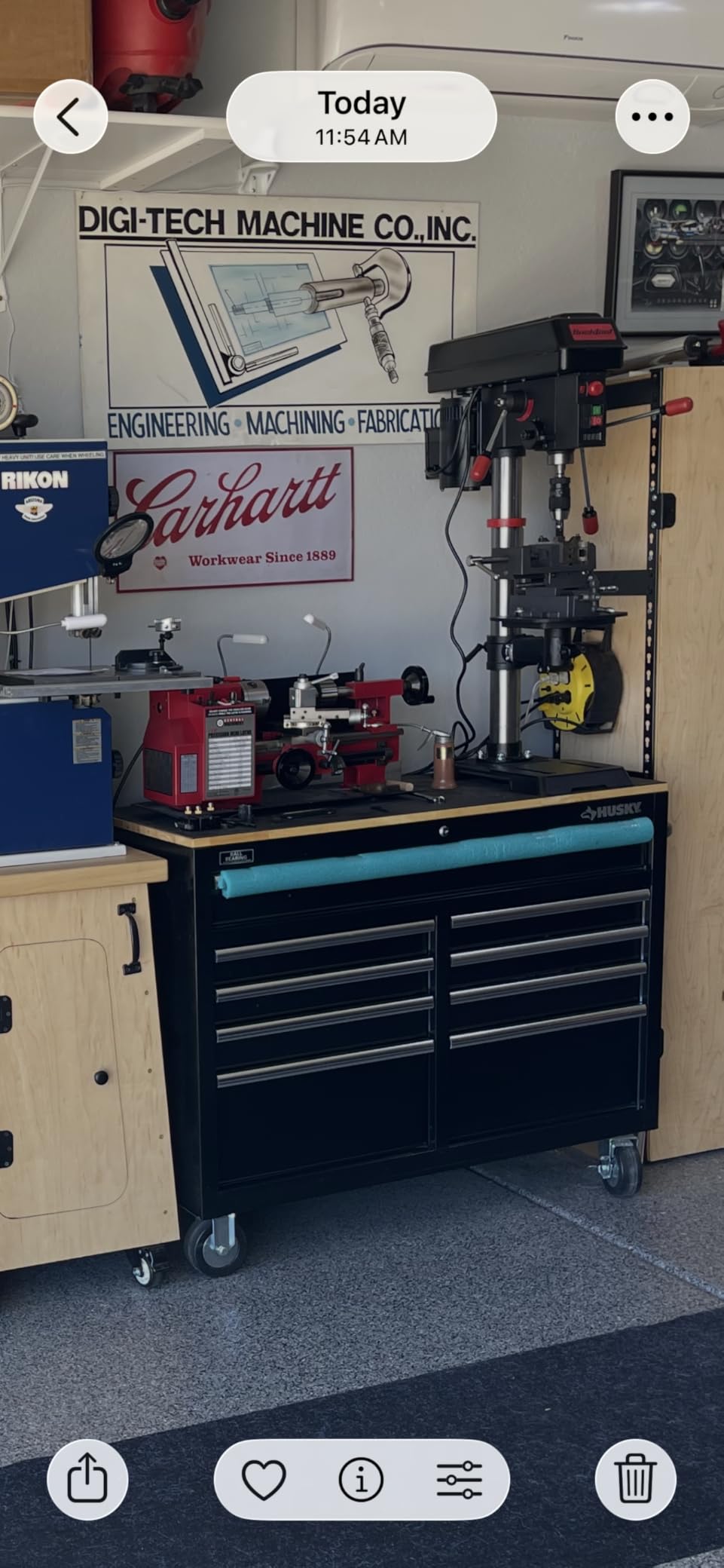 BUCKTOOL 12 INCH 6.2A Professional Bench Drill Press, 3/4HP Powerful Benchtop Drill Press, Variable Speed Drill Press with IIIA Laser and Work Light customer photo 2