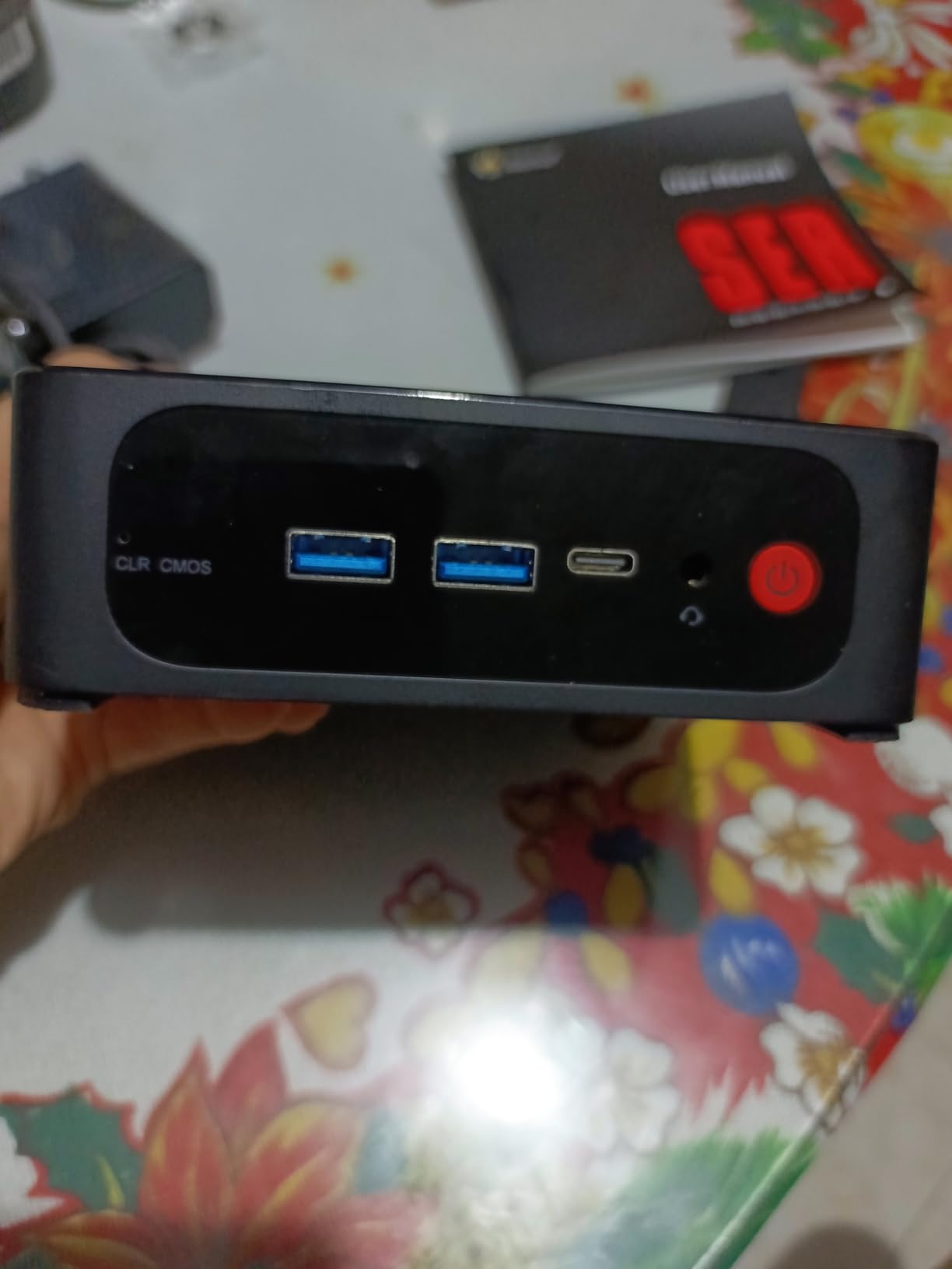 Beelink Mini PC, AMD Ryzen 5 5500U(7nm, 6C/12T) up to 4.0GHz, Mini Gaming Computer 16GB DDR4 RAM 500GB NVME SSD, Micro PC 4K@60Hz Dual Display/WiFi6/BT5.2/Office/Home/HTPC/W-11 Pro customer photo 2