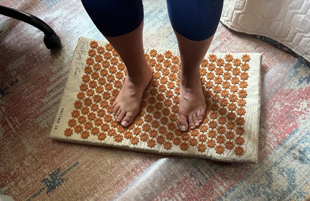 Glanzstück Berlin Health Collection XXL Acupressure Mat Set for Full Body for Tension Headaches Back Pain Stress customer photo 1