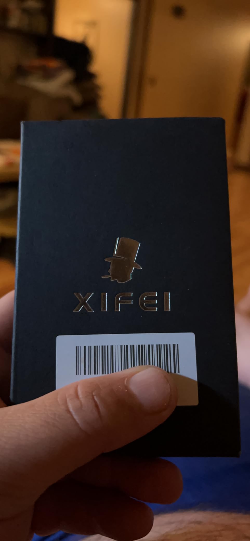 XIFEI Cigar Cutter V-Cut Guillotine 3 in 1 Straight Cut V Cutter with Cigar Punch Stainless Steel Blade Ergonomic Design Secure-Lock Cigar Clipper,Cuts Up to 60 Ring Gauge Cigars (Black) customer photo 1