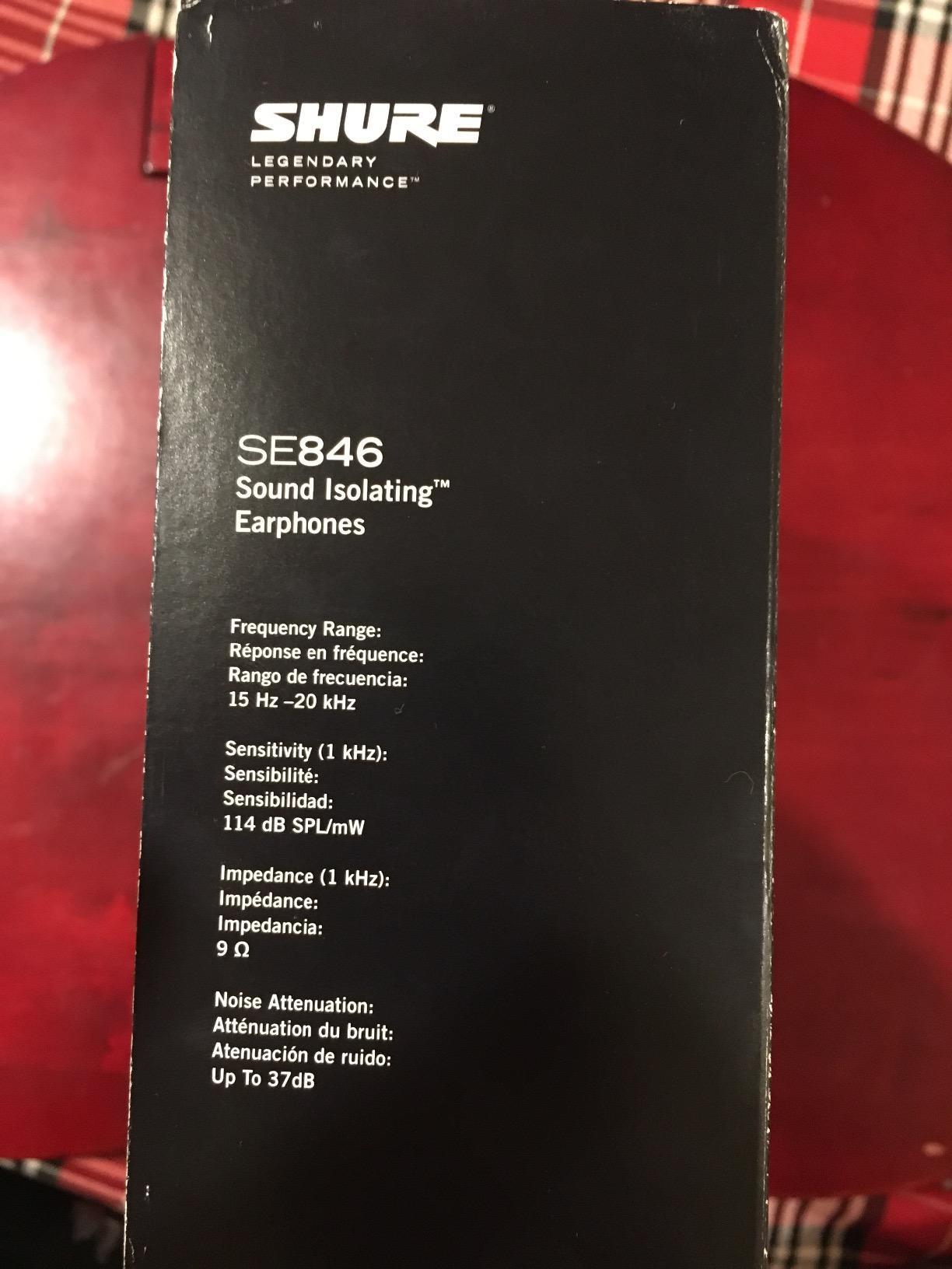 Shure SE846 Earphone,Clear customer photo 1