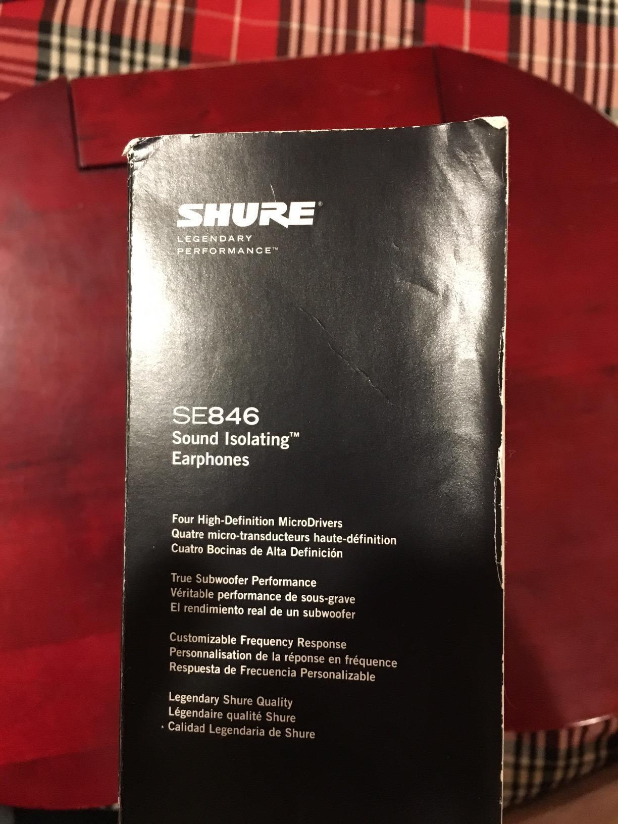 Shure SE846 Earphone,Clear customer photo 2