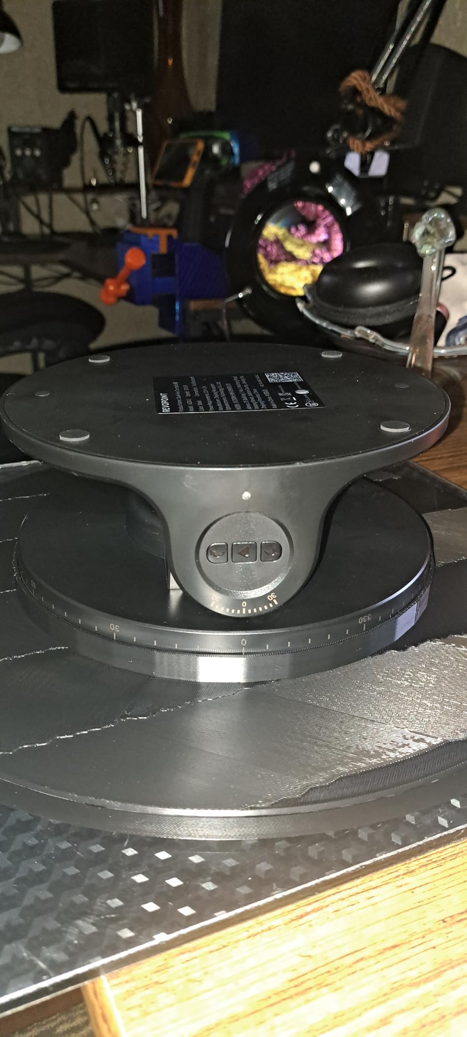 Revopoint Dual Axis Turntable for Accurate 3D Scanning, Easy Capturing Detail-rich 3D Data of Small-Medium Objects customer photo 1