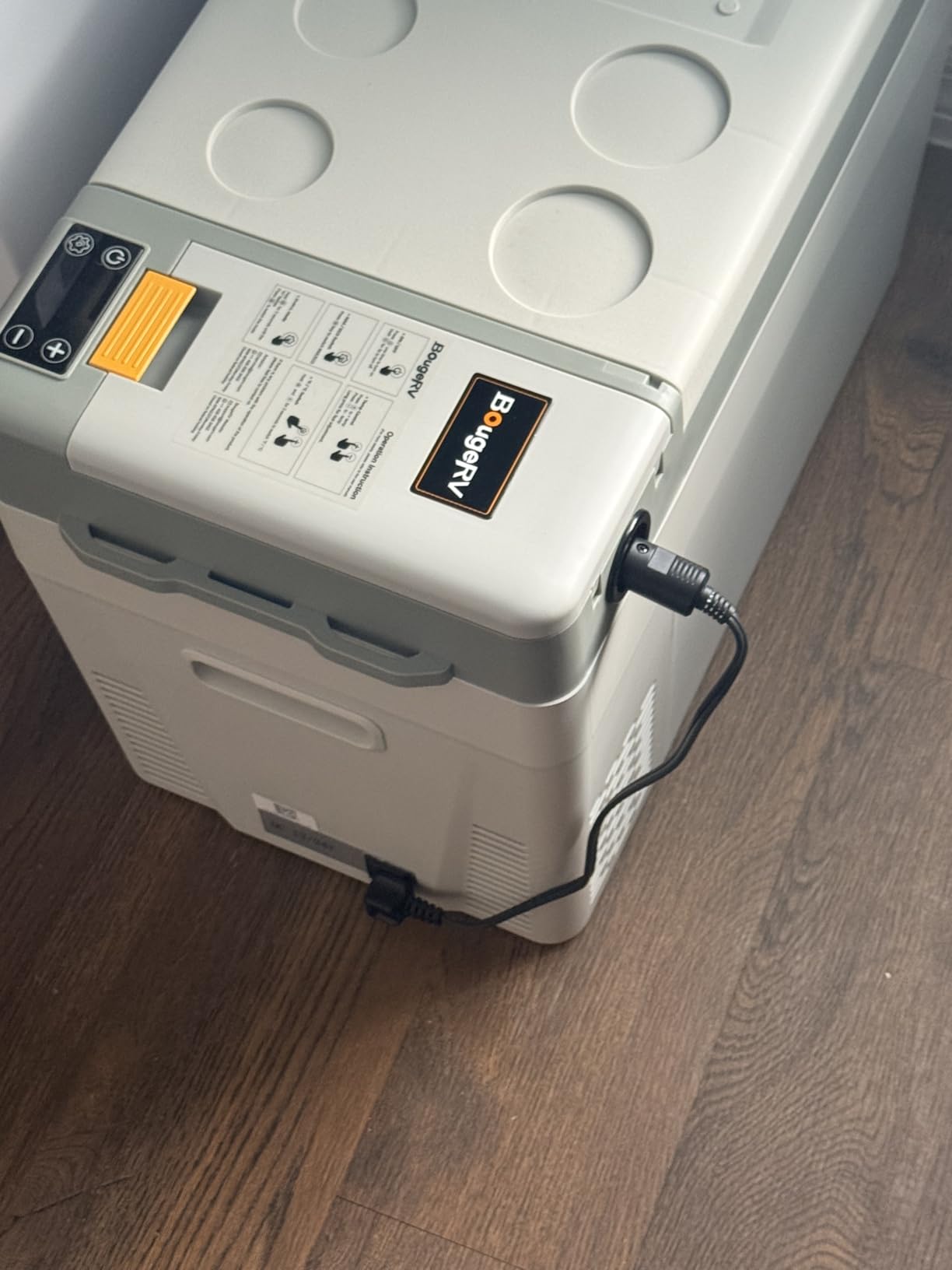 BougeRV 12 Volt Refrigerator, CRPRO 30 Quart 12V Car Fridge, Portable Freezer (-8℉~50℉), Compressor Electric Cooler with 12V/24 DC, 110-240 AC for Outdoor Camping Overlanding Truck RV SUV Van customer photo 2