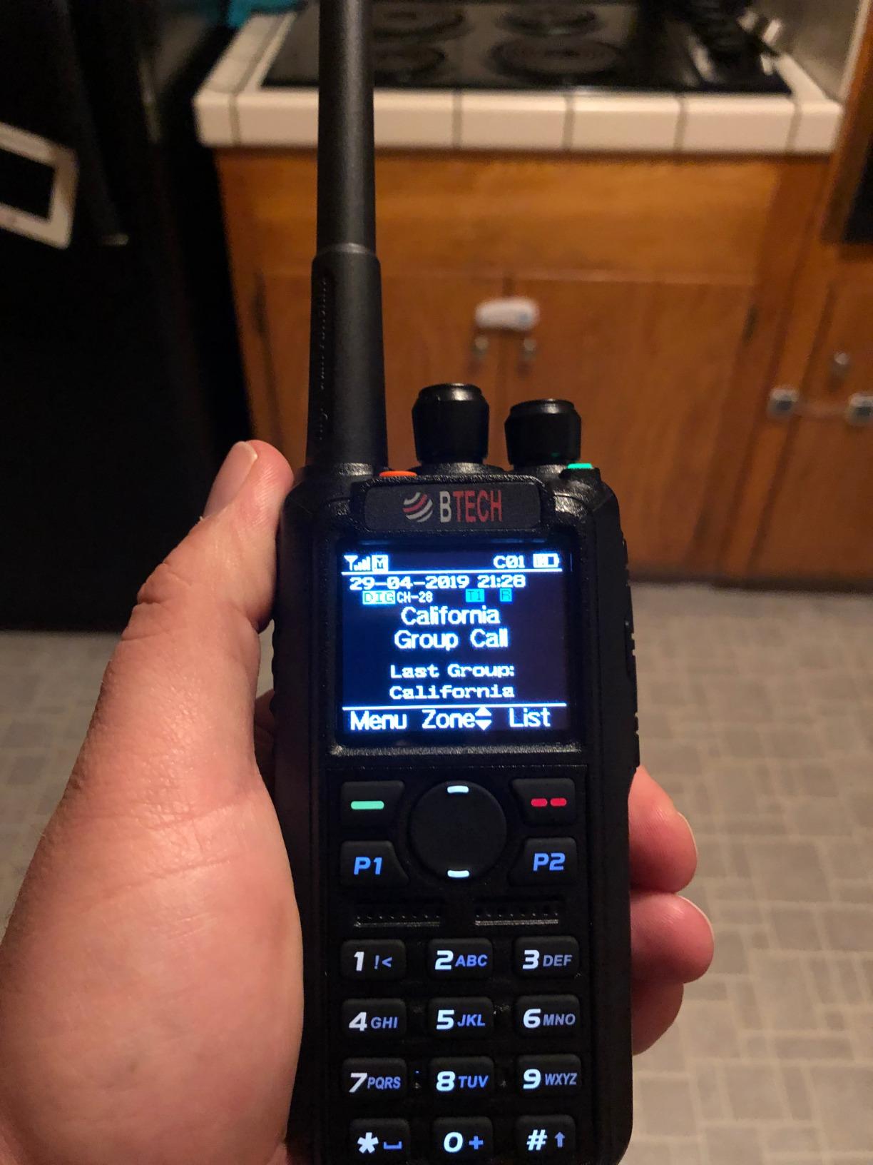 BTECH DMR-6X2 PRO DMR & Analog Two-Way Radio (Bluetooth + GPS) USB-C Battery - 7W VHF/UHF (136-174MHz & 400-480MHz), Encryption, Talker Alias, APRS, Roaming, Voice Recording, with Accessory Kit customer photo 2