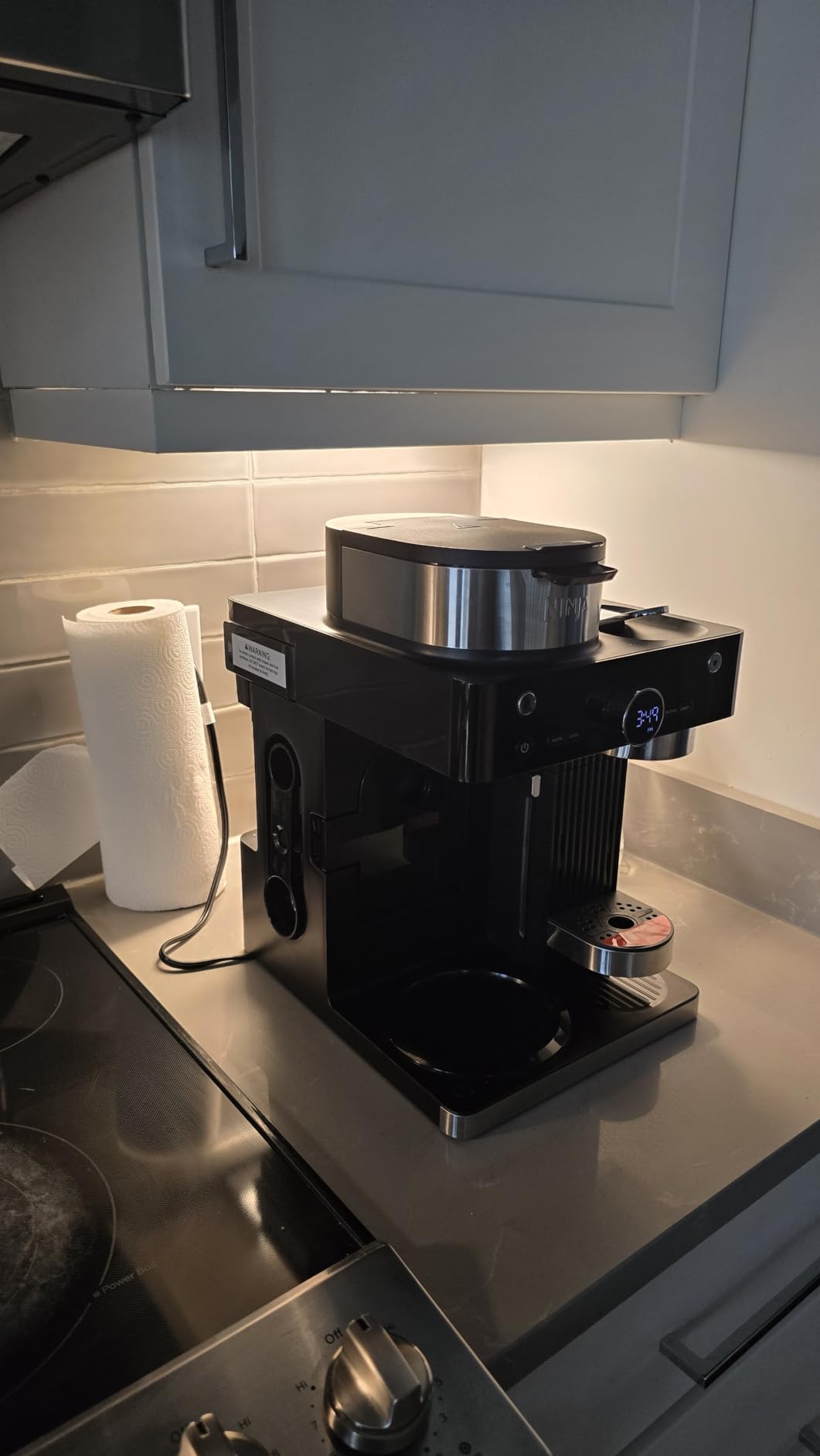 Ninja Espresso & Coffee Maker & Barista System, 3 Espresso Brew Styles, Single-Serve Coffee & Nespresso Capsule Compatible, Built-in Frother, Espresso, Cappuccino & Latte Maker, CFN601 customer photo 1