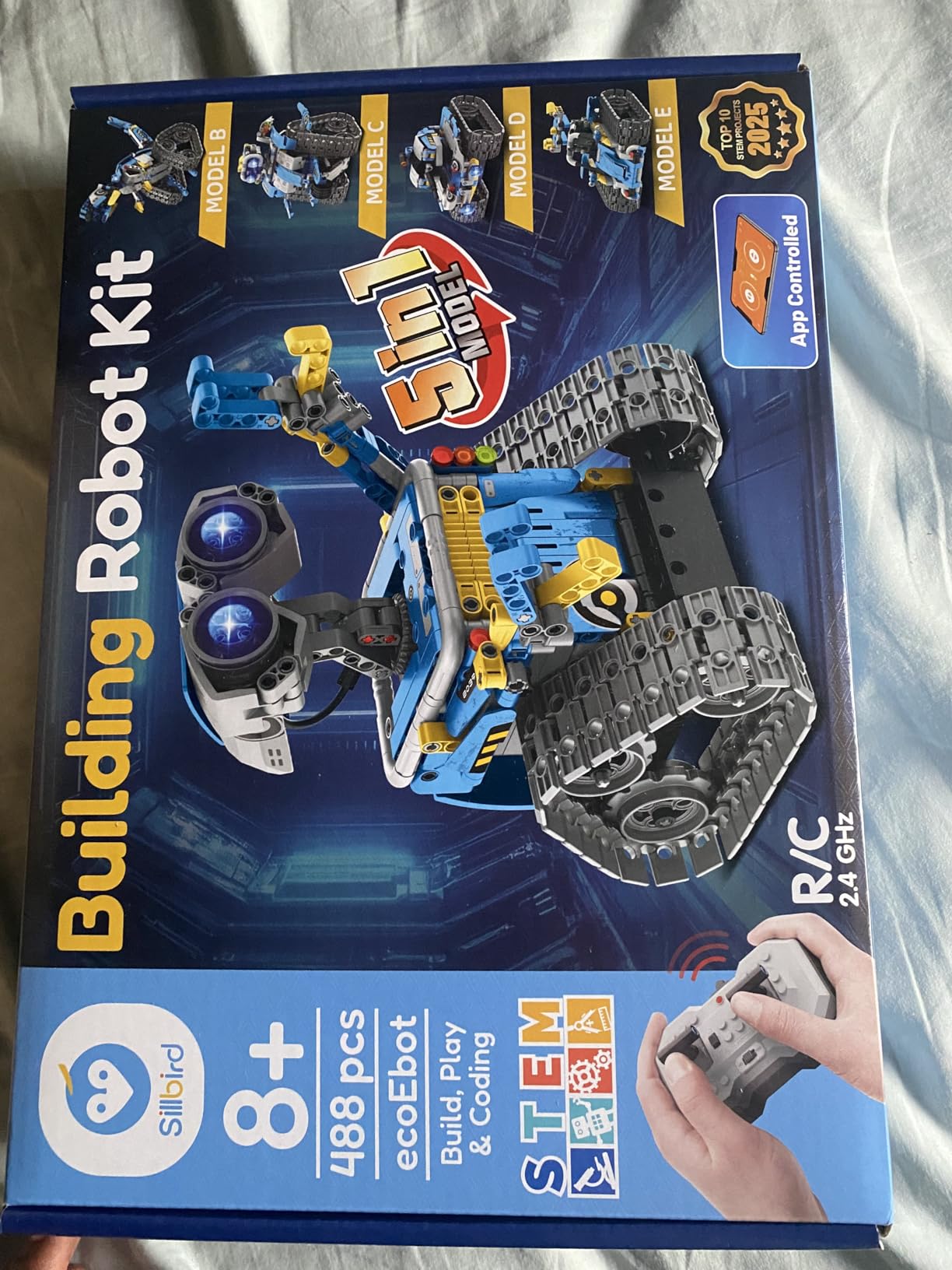 Sillbird Robot Building Kit with Remote Control STEM Gifts for Boys Age 8-13 customer photo 2