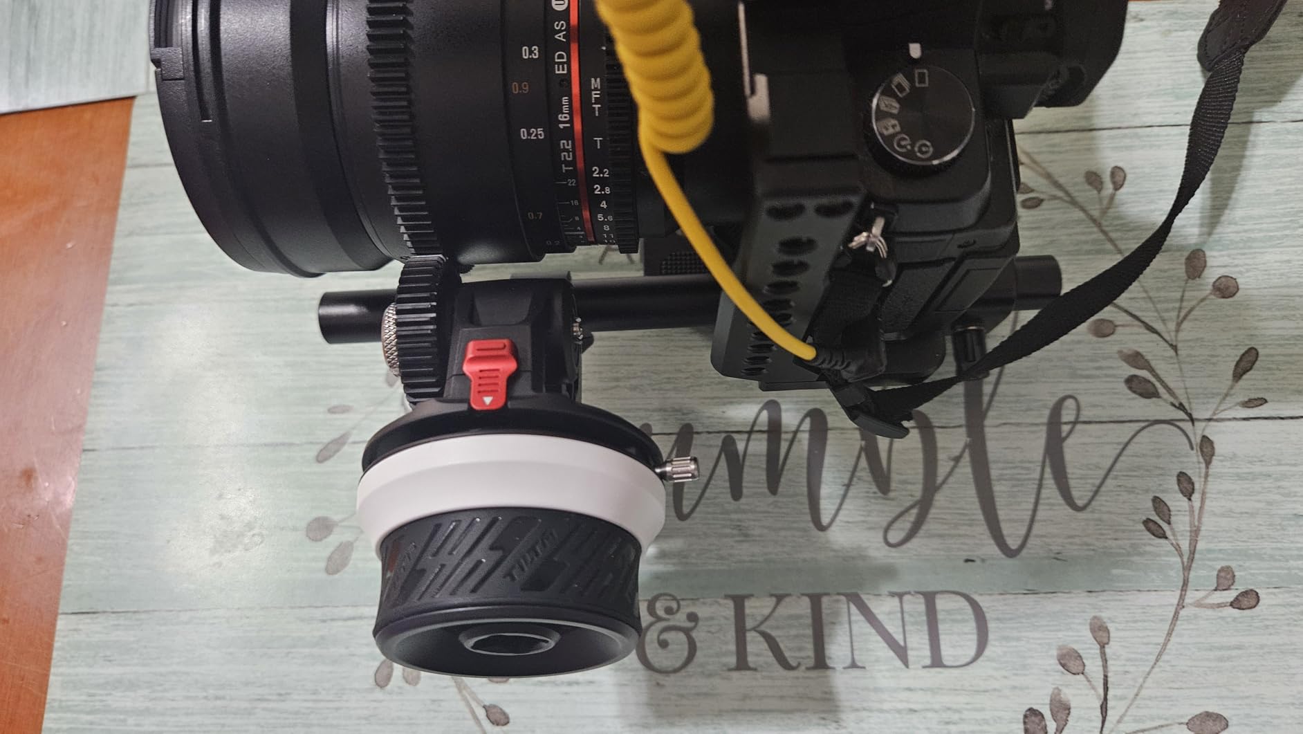 Tilta Pocket Follow Focus | Precise Focus Ring with A/B Stops | Fluid Damping System | 15mm Rod & Rod Holder | Works with Most Cameras & Lenses | Lightweight, Comfortable, and Compact Design (FF-T07) customer photo 2