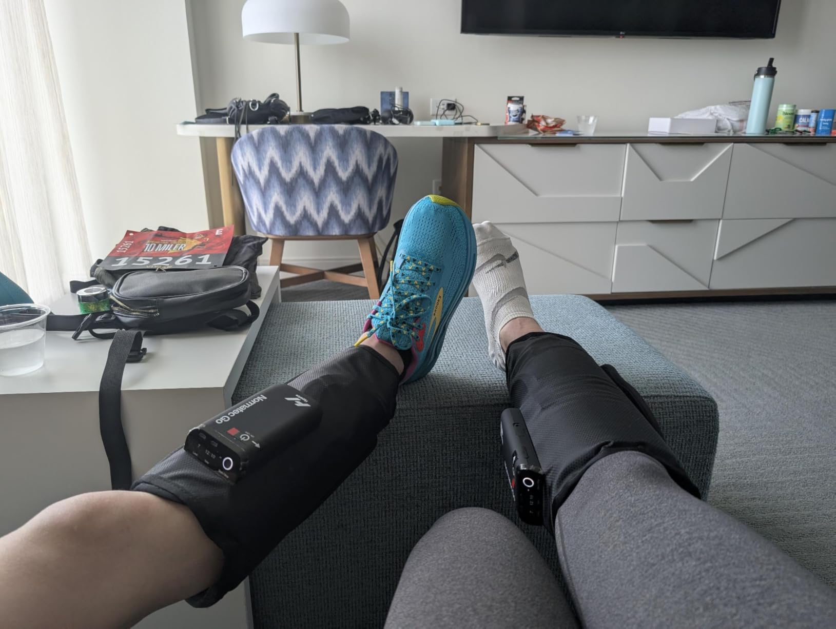 Hyperice Normatec Go Calf - Recovery System with Patented Dynamic Compression Massage Technology - Targeted Relief for Pain and Inflammation customer photo 1