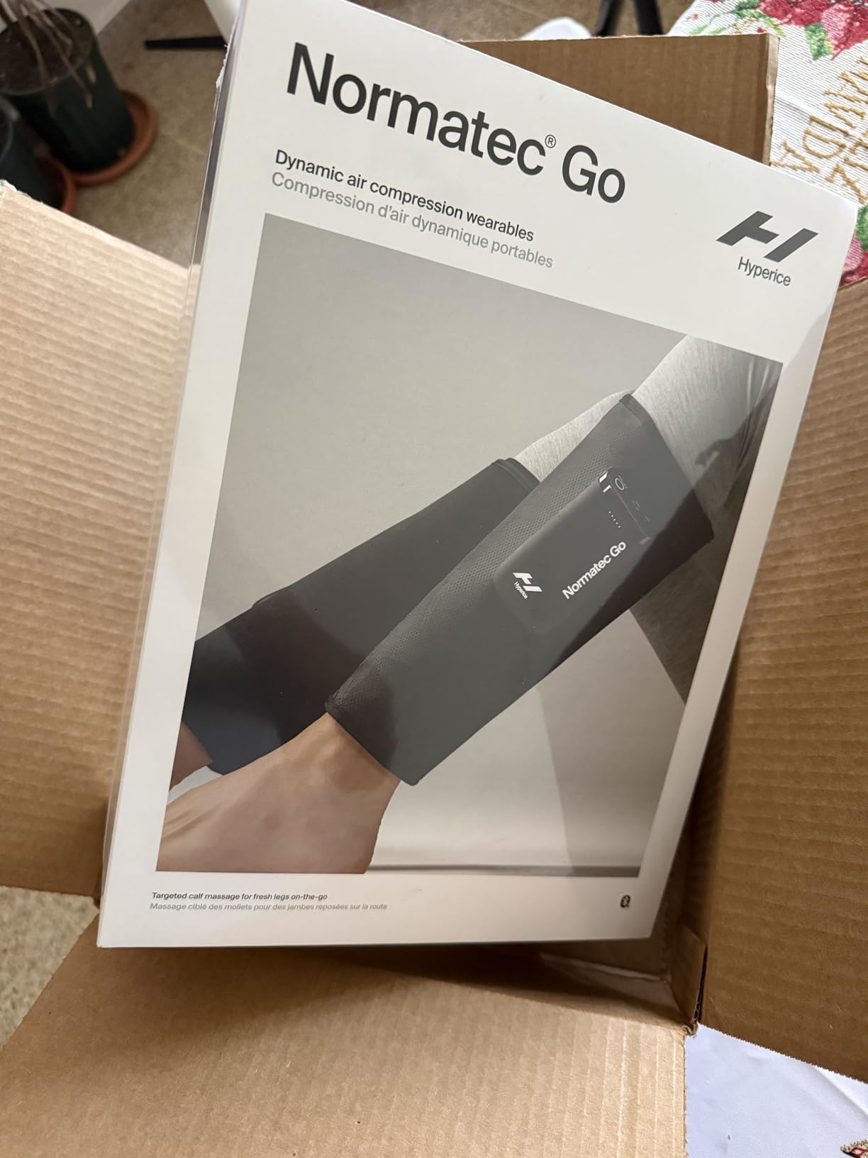 Hyperice Normatec Go Calf - Recovery System with Patented Dynamic Compression Massage Technology - Targeted Relief for Pain and Inflammation customer photo 2