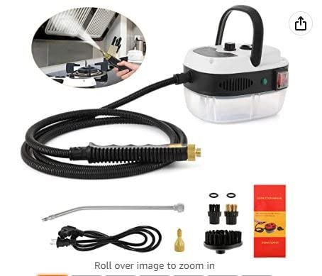 BEAMNOVA 2500W Car Steamer for Auto Detailing, High Pressure Handheld Steam Cleaner with Water Container, Portable Electric Steam Cleaning Machine customer photo 2