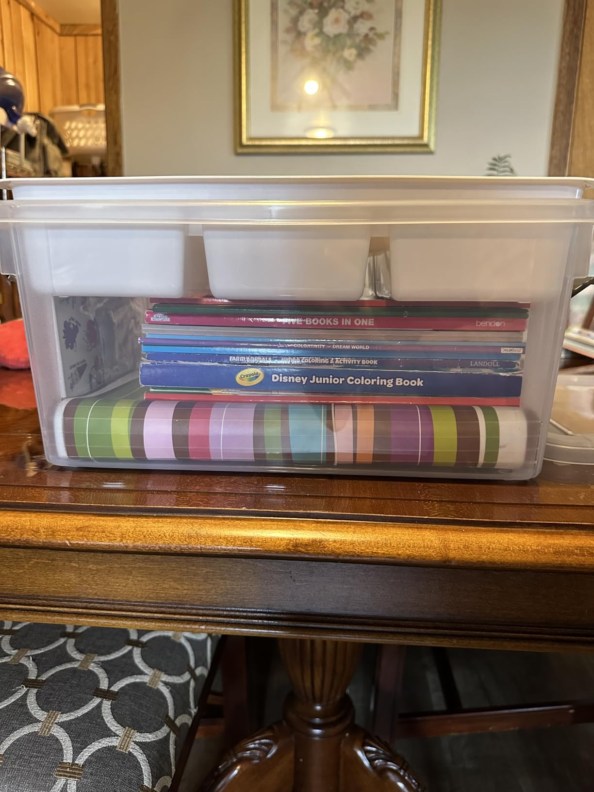 Citylife 17 QT Plastic Storage Box with Removable Tray Craft Organizers and Storage Clear Storage Container for Organizing Bead, Tool, Sewing, Playdoh customer photo 2