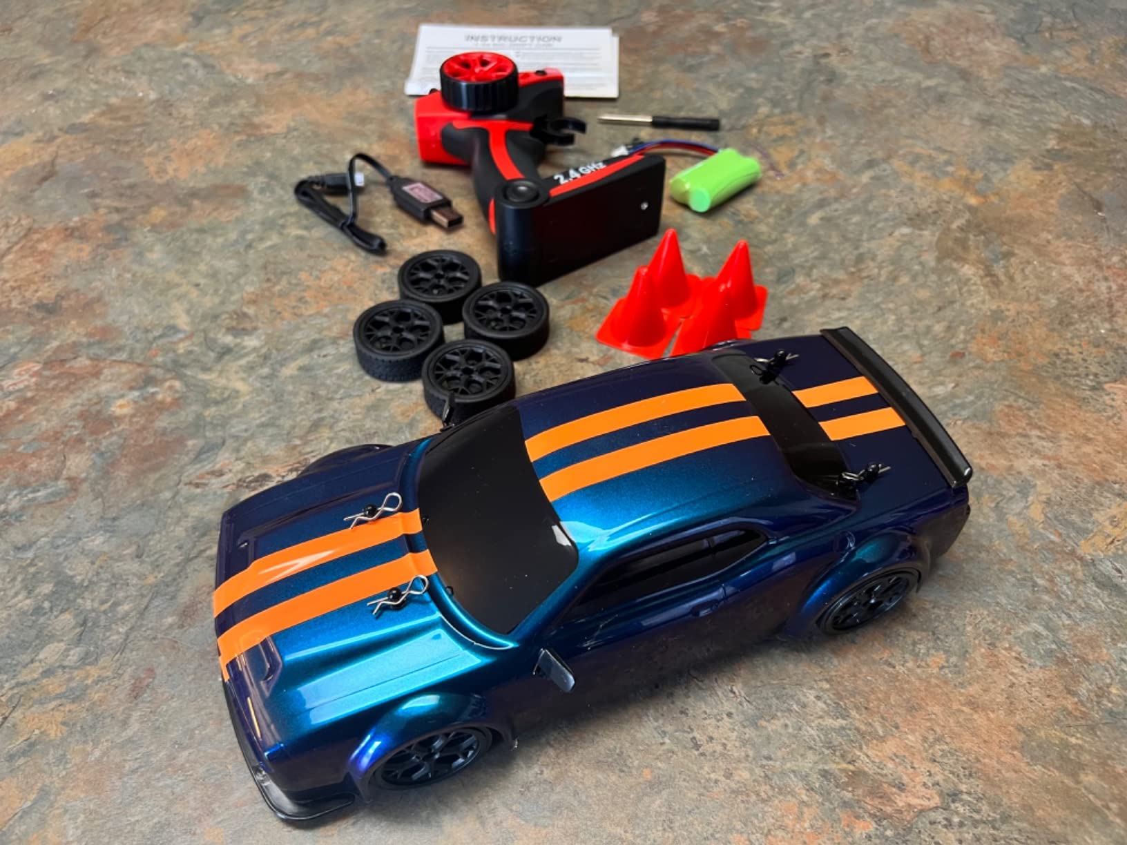 RC Drift Car, 1:14 Remote Control Car 4WD Drift RC Cars Vehicle 28km/h High Speed Racing RC Drifting Car Gifts Toy for Boys Kids customer photo 2