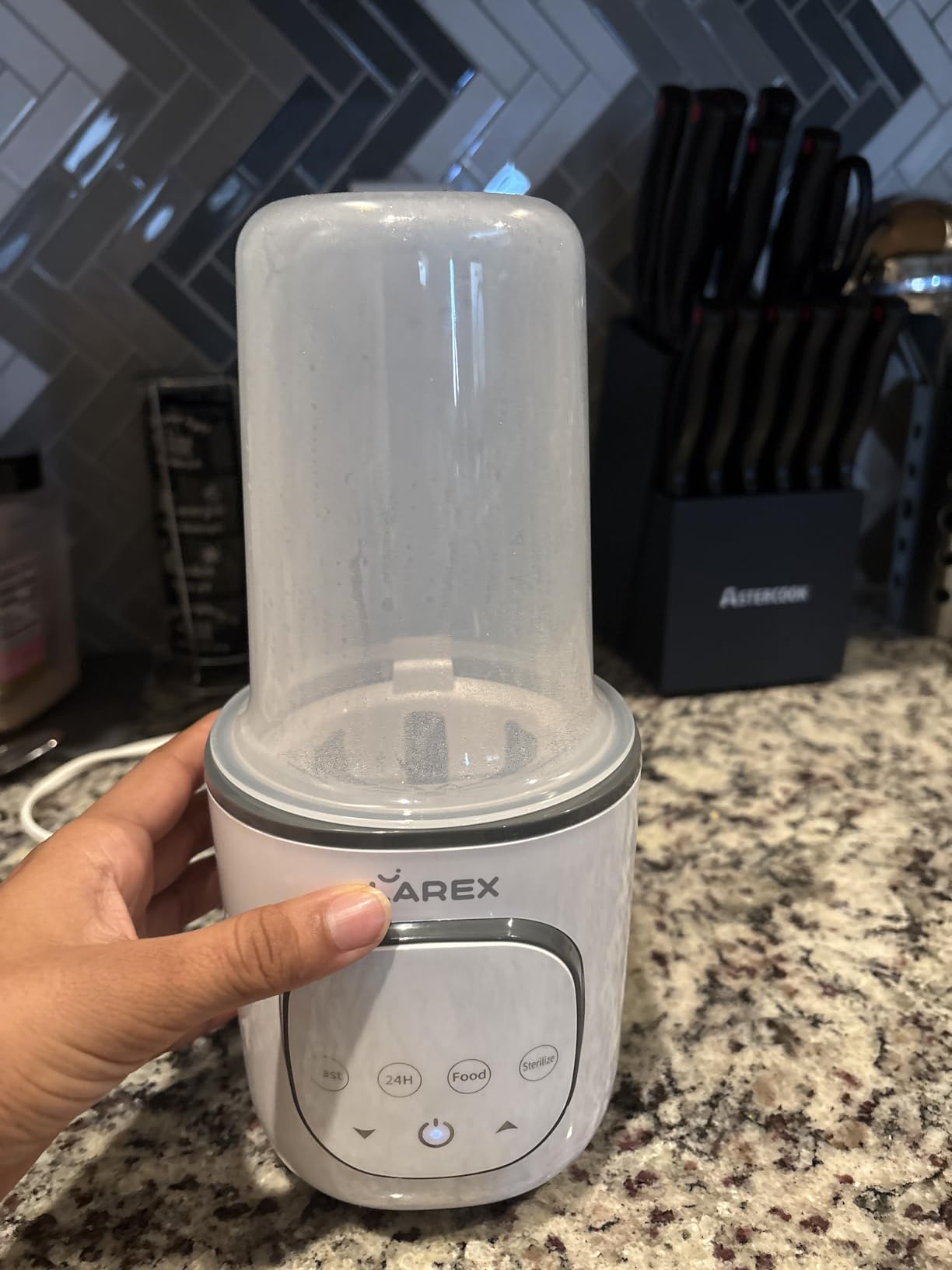 LAREX Bottle Warmer, Fast Baby Bottle Warmer for Breastmilk and Formula, with Timer and Accurate Temp Control, 8 in 1 Baby Milk Warmer BPA Free with Digital Display, Bottle Warmers for All Bottles customer photo 2