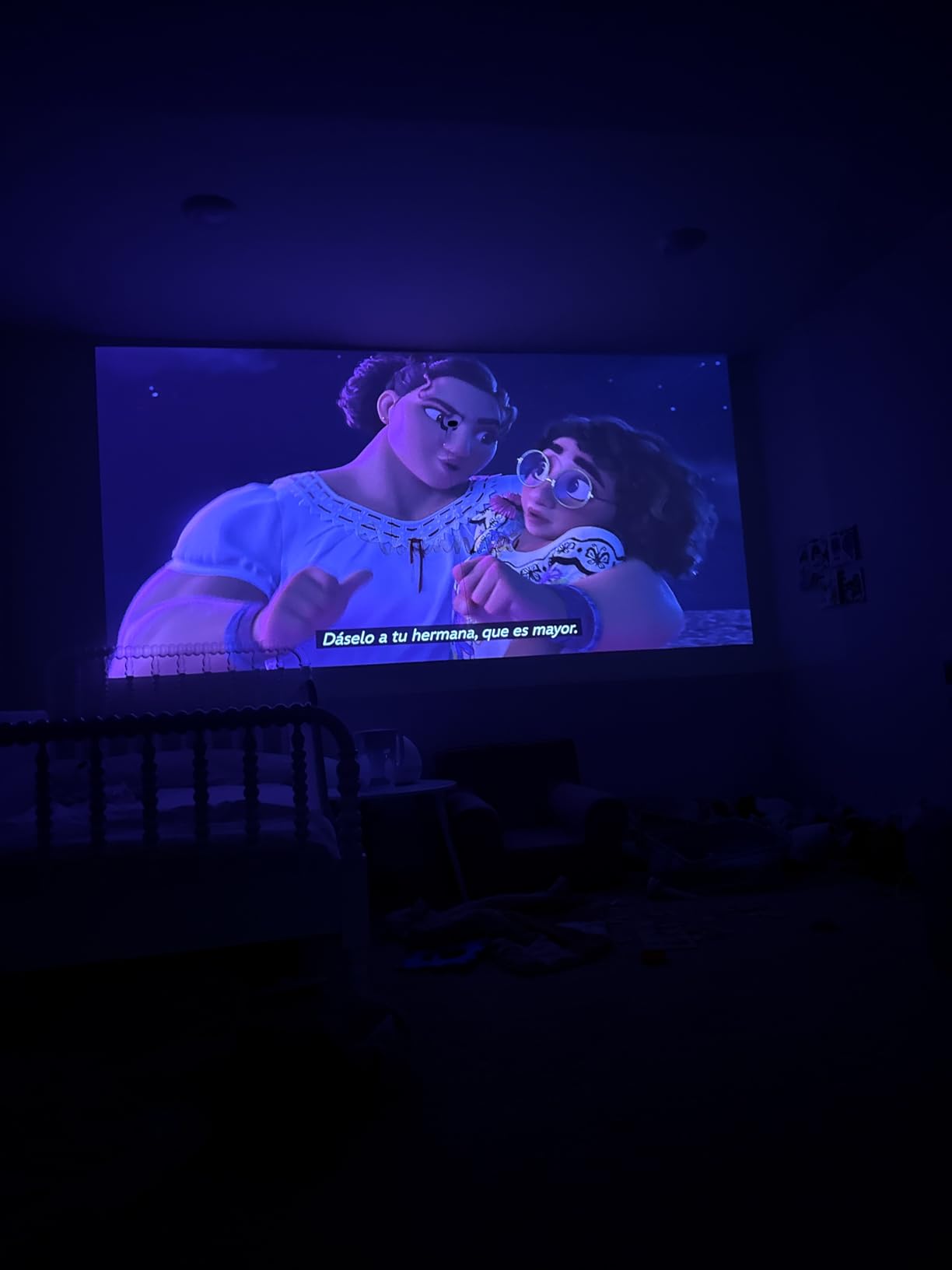 NEBULA Capsule 3 Laser, Outdoor Portable Mini Wi-Fi Smart TV Projector, Upgraded with Google TV, Official Netflix, Dolby Digital, 120 inches Screen and 2.5H Built-In Battery customer photo 1