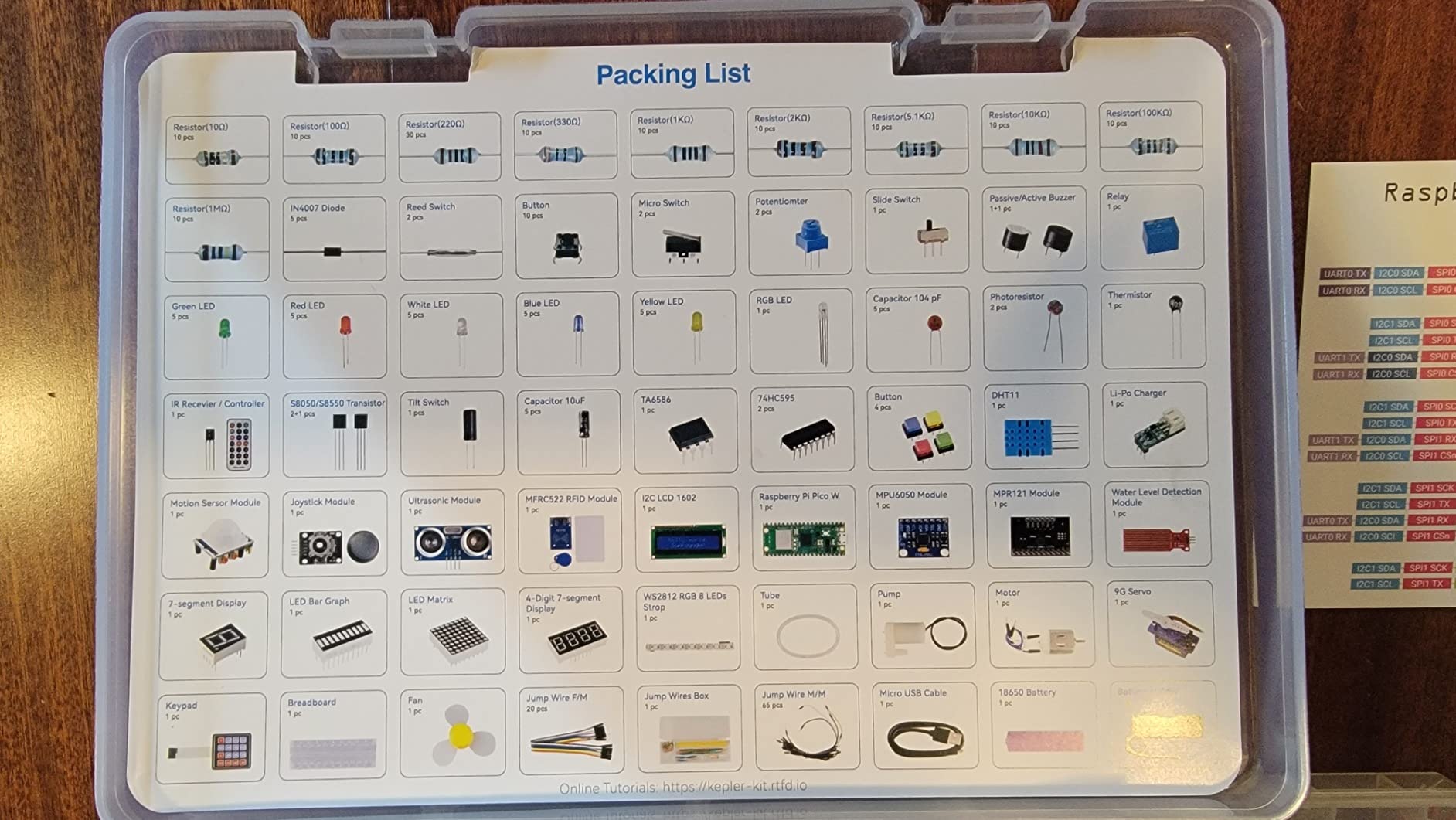 Raspberry Pi Pico W Ultimate Starter Kit with Online Tutorials, RoHS Compliant, 450+ Items, 117 Projects, MicroPython, C/C++ (Compatible with Arduino IDE) customer photo 2