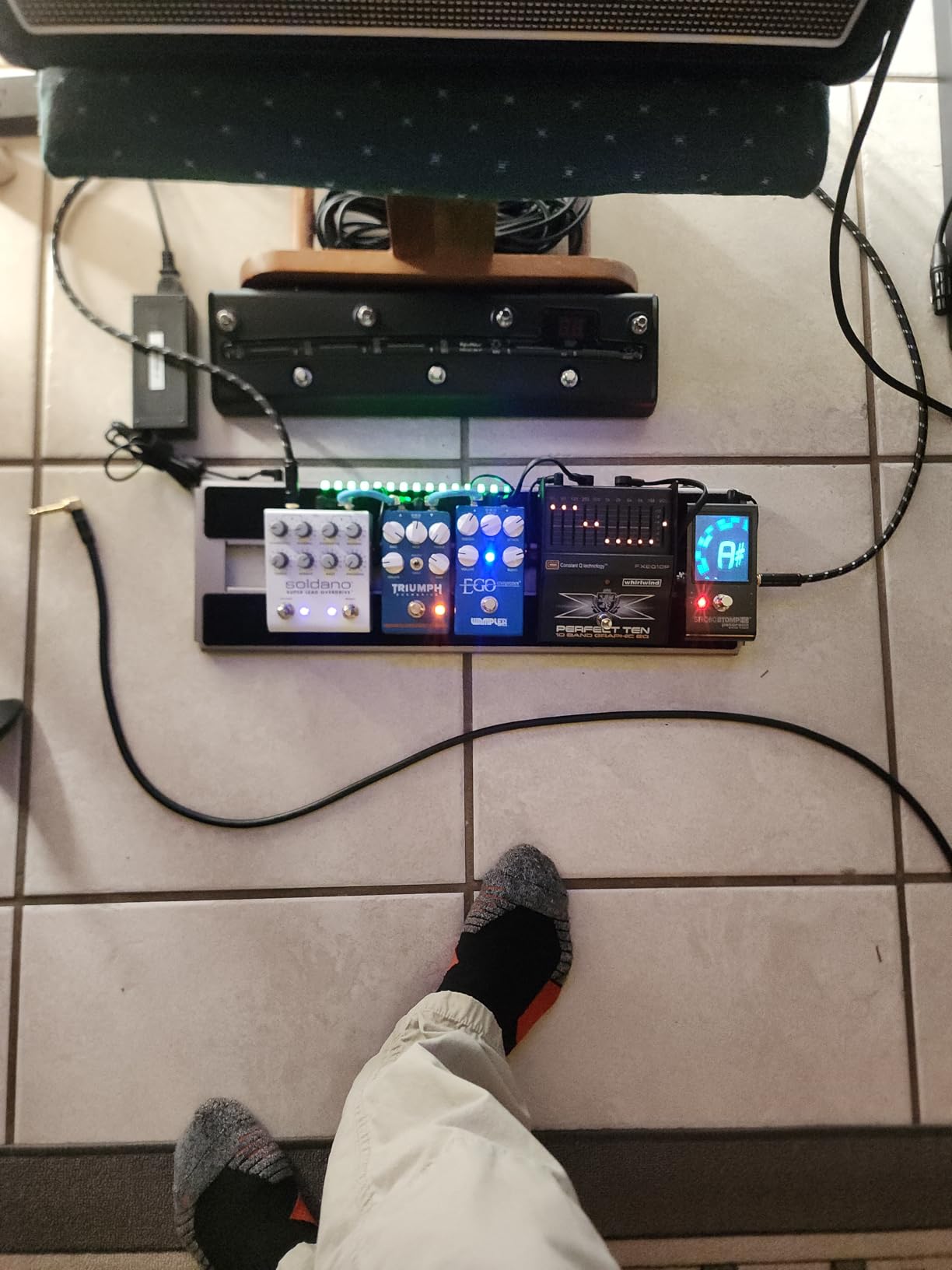 Korg Pitchblack X Chromatic Guitar Pedal Tuner w/ Four Display Modes and High Visibility Display (PBX) customer photo 1