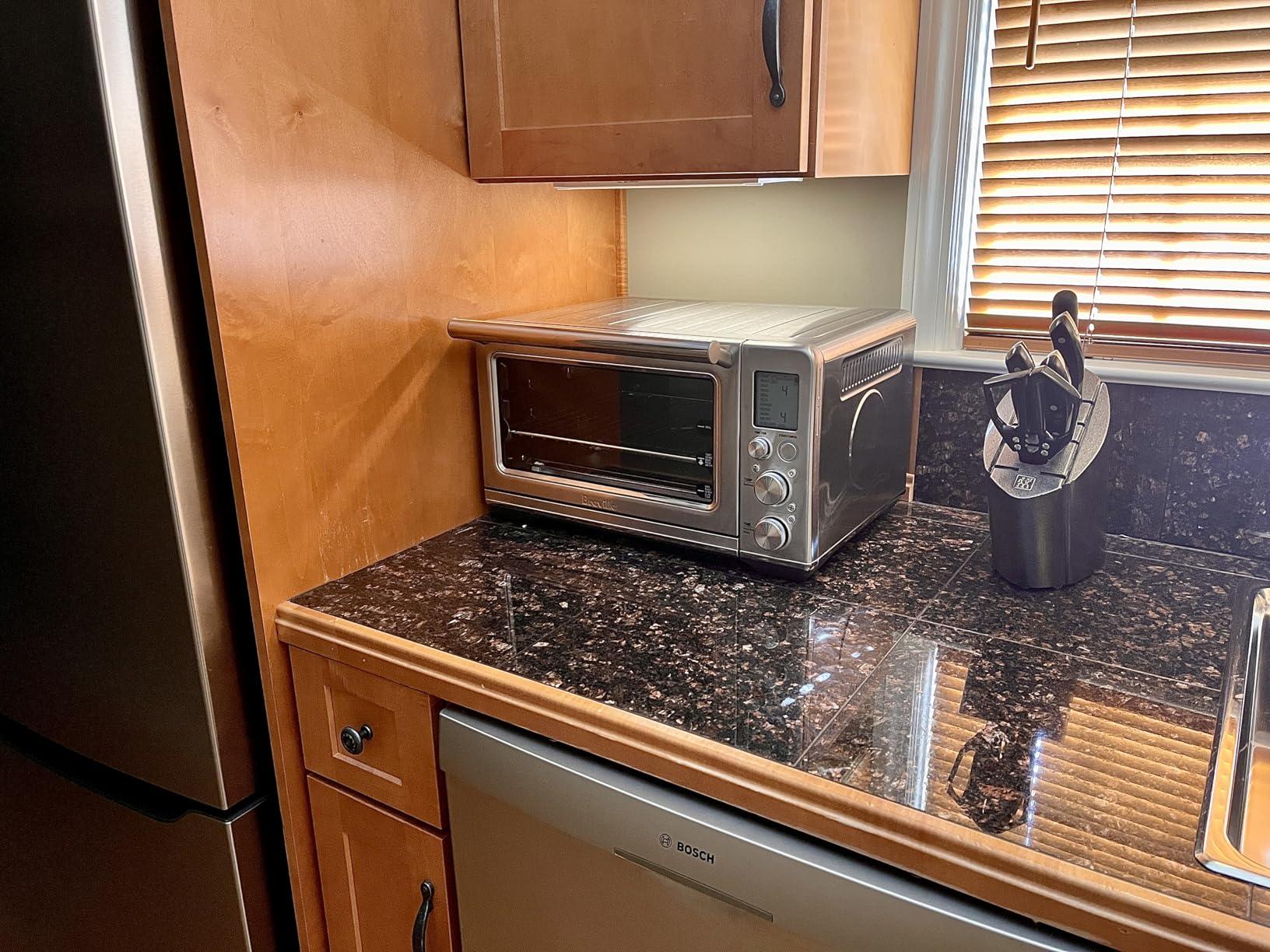 Breville BOV860DBL Smart Oven Air Fryer and Convection Oven, Damson Blue customer photo 1