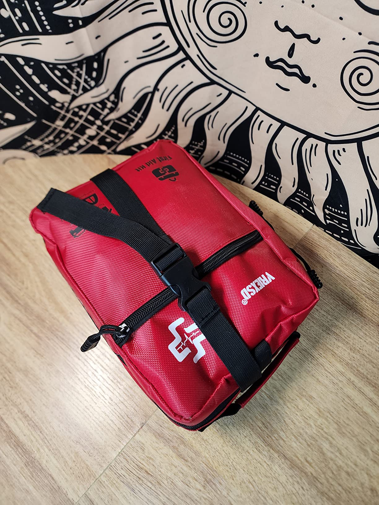 400 Piece Large First Aid Kit Premium Emergency Kits for Home, Office, Car, Outdoor, Hiking, Travel, Camping, Survival Medical First Aid Bag, Red customer photo 2