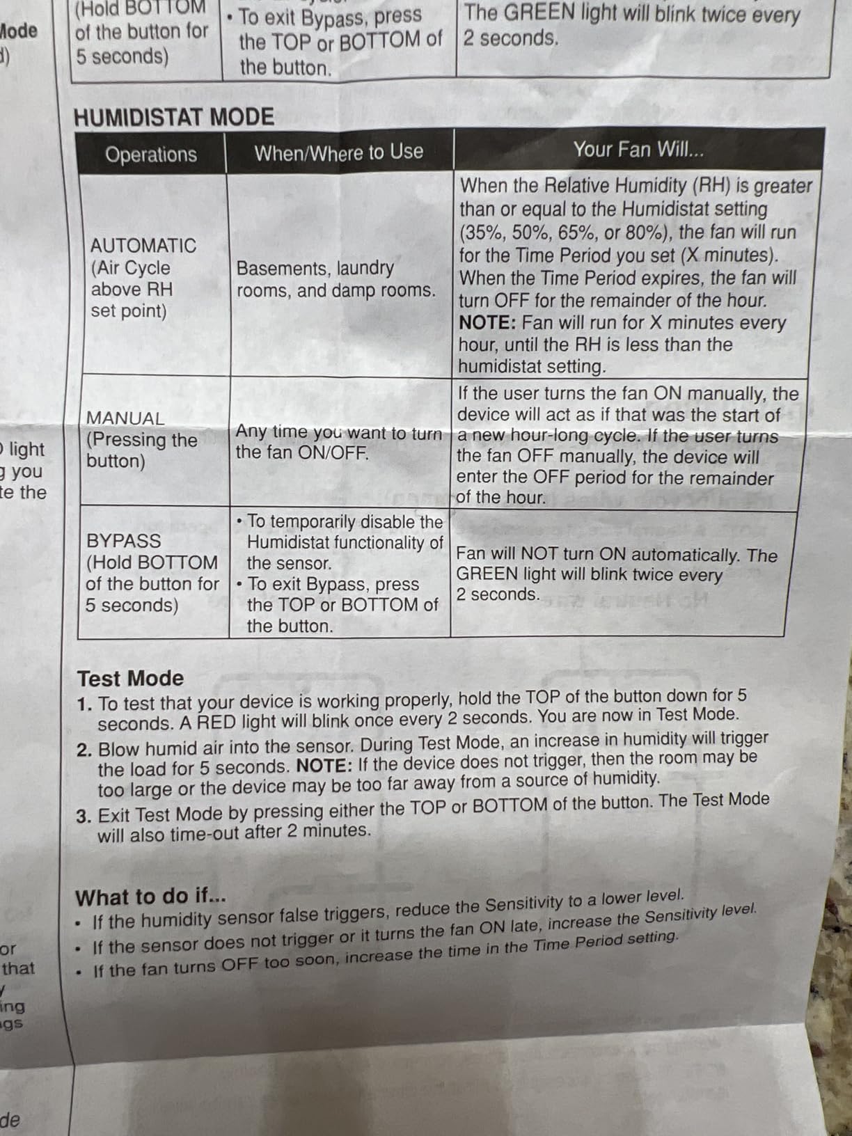 Leviton Humidity Sensor Switch for Bathroom Exhaust Fan, Automate Ventilation, Moisture Control, 1/4 HP, Single Pole, DHS05-1LW, White customer photo 1