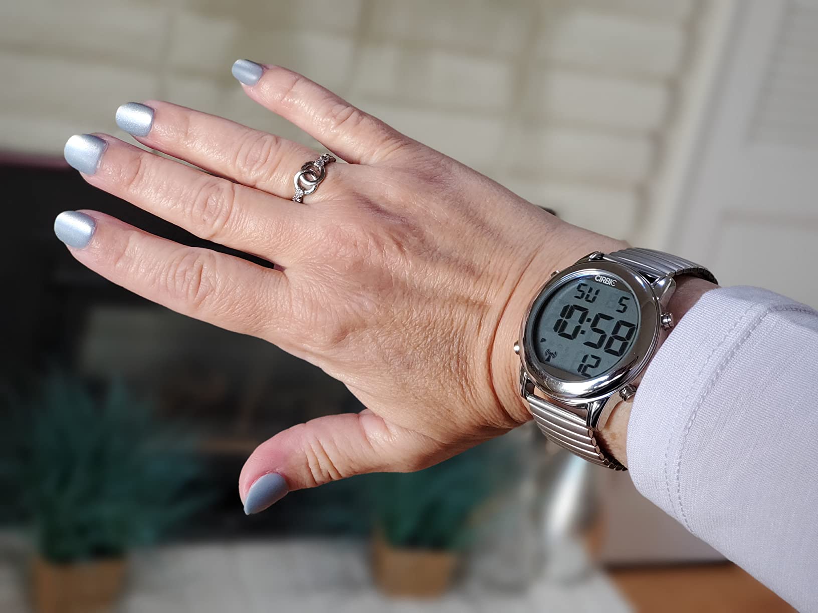 Large, Clear English Voice Digital Talking Watch for The Blind, Visually impaired or Elderly. customer photo 1