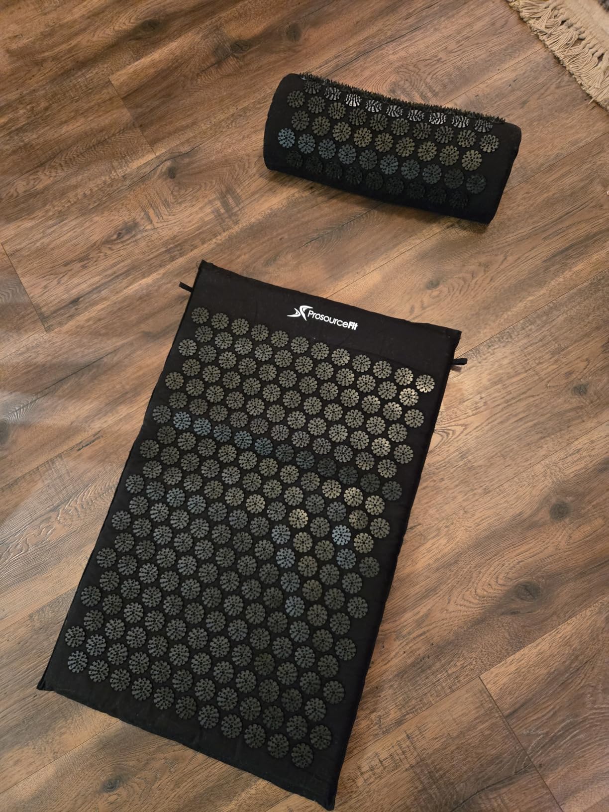 ProsourceFit Acupressure Mat and Pillow Set for Back/Neck Pain Relief and Muscle Relaxation customer photo 2