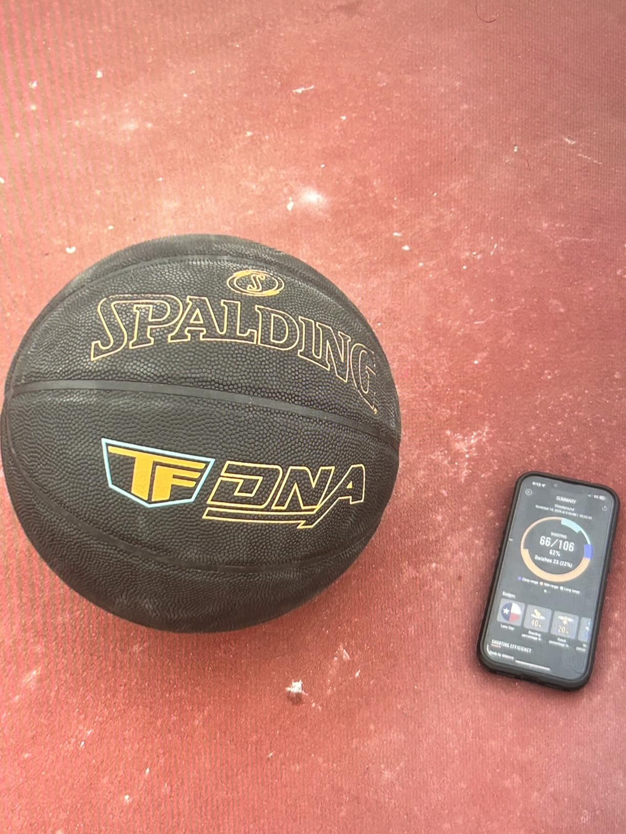 Spalding TF DNA Smart Basketball + 1 Yr App Subscription Bundle I iOS and Android Compatible I All Surface Material customer photo 2