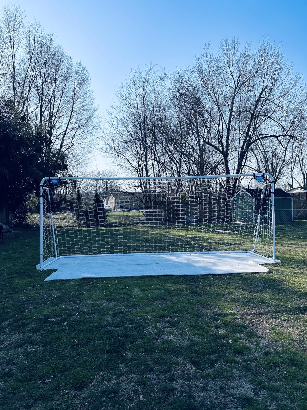 Soccer Targets for Goals Training (2pc) - Soccer Training Target | Top Bins Equipment | Durable Design - Extra-Long Straps with Carry Case customer photo 1