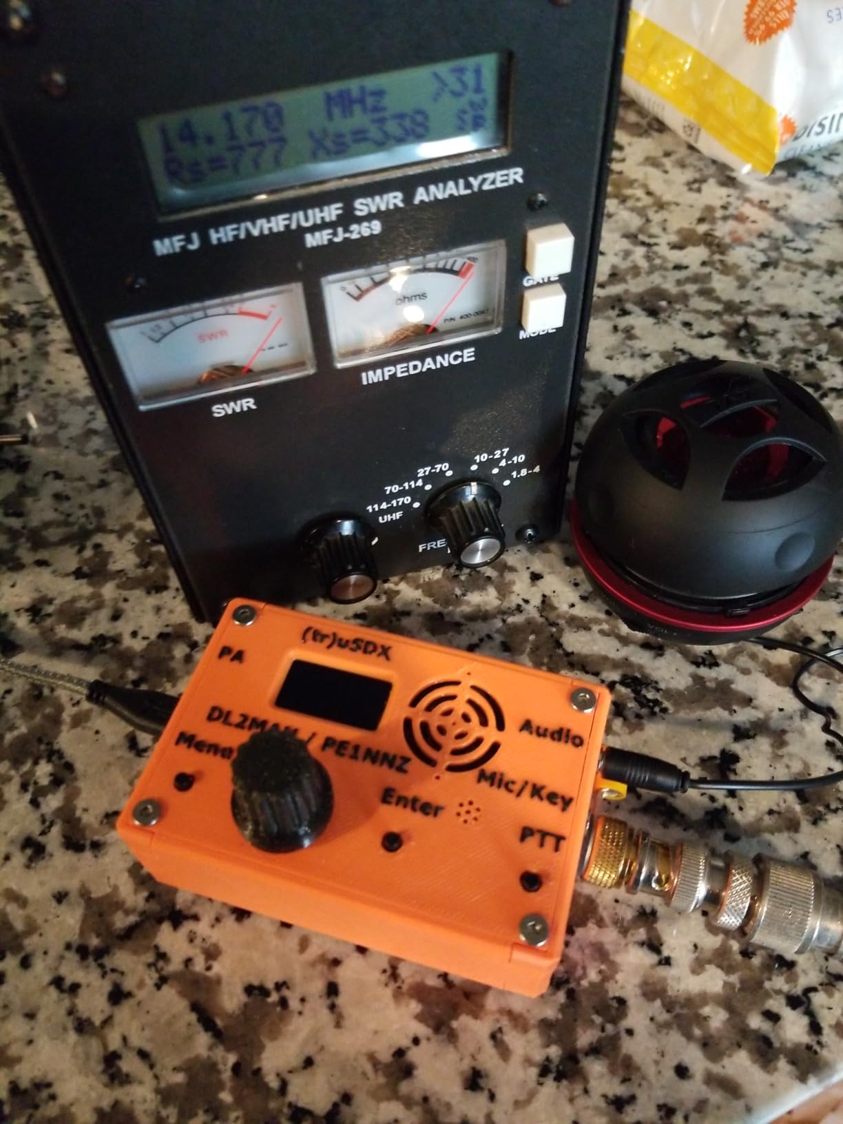 Malahit tr usdx transceiver 5-Band usdx Multimode QRP Assembled with case by PE1NNZ and DL2MAN customer photo 1