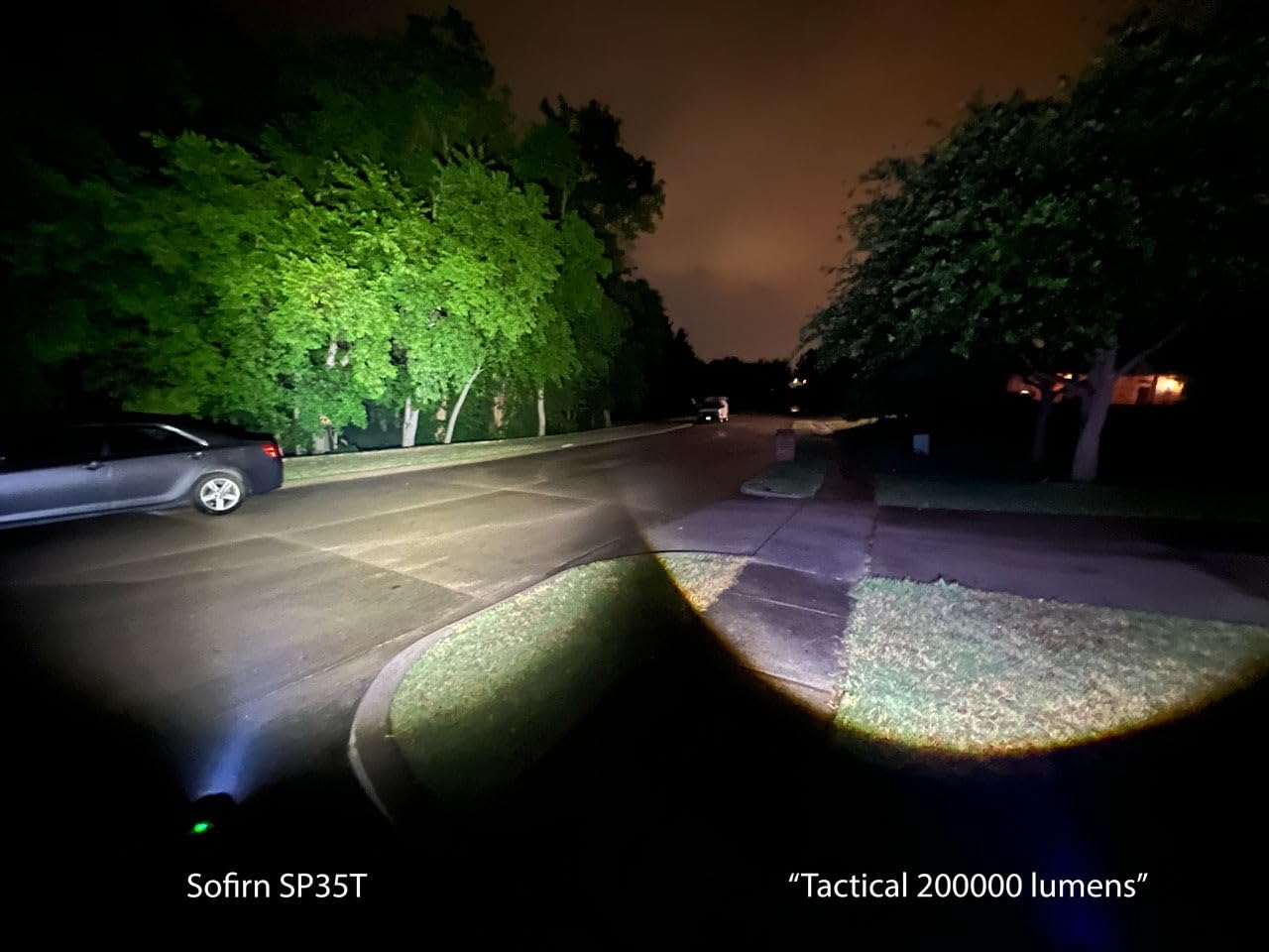 sofirn SP35T Tactical Flashlight, 3800 Lumens Super Bright Pocket LED Flashlight Rechargeable with Dual Switch, IPX8 Water Resistance, EDC Flashlight for Camping, Hiking, Emergency customer photo 2