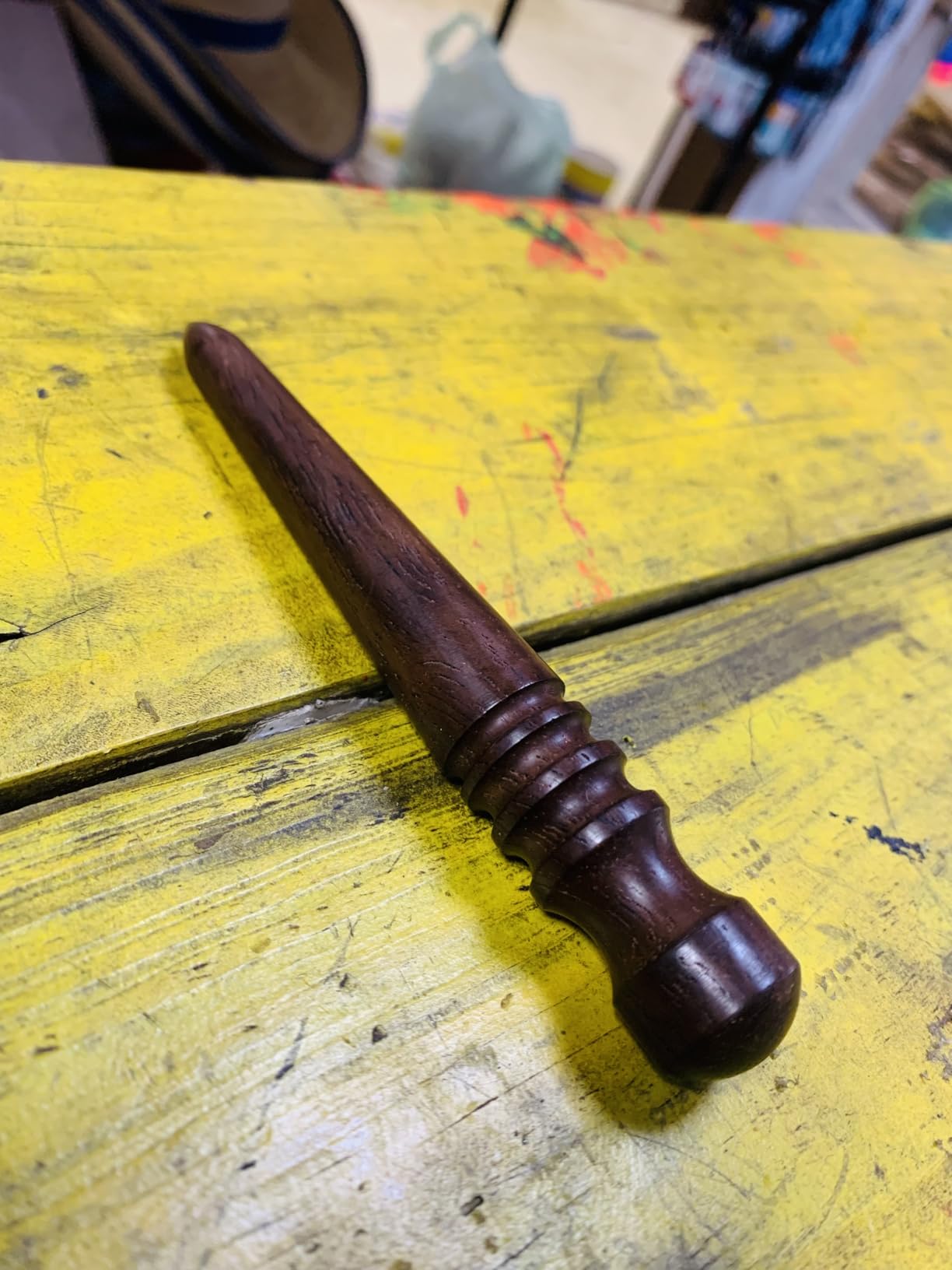 Aliotech Professional Round Head Leather Edge Burnish Kit Ebony Wood Leather Edge Burnisher Tool for Burnishing Leather Hand Making Projects customer photo 2