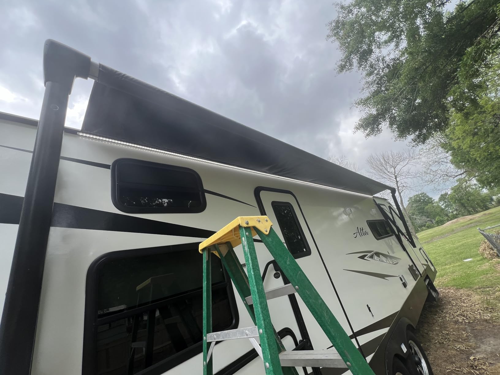 RecPro RV 20' LED Awning Party Light | 12V | Mounting Channel | White PCB | 4500K Natural White Color customer photo 2