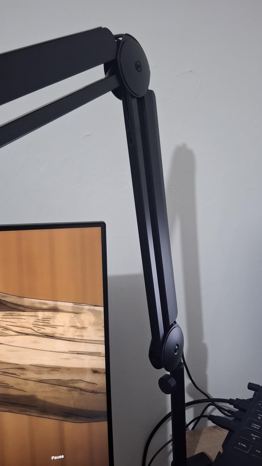 InnoGear Mic Boom Arm Microphone Stand with Cable Management for Blue Yeti, HyperX QuadCast, Shure SM7B customer photo 1