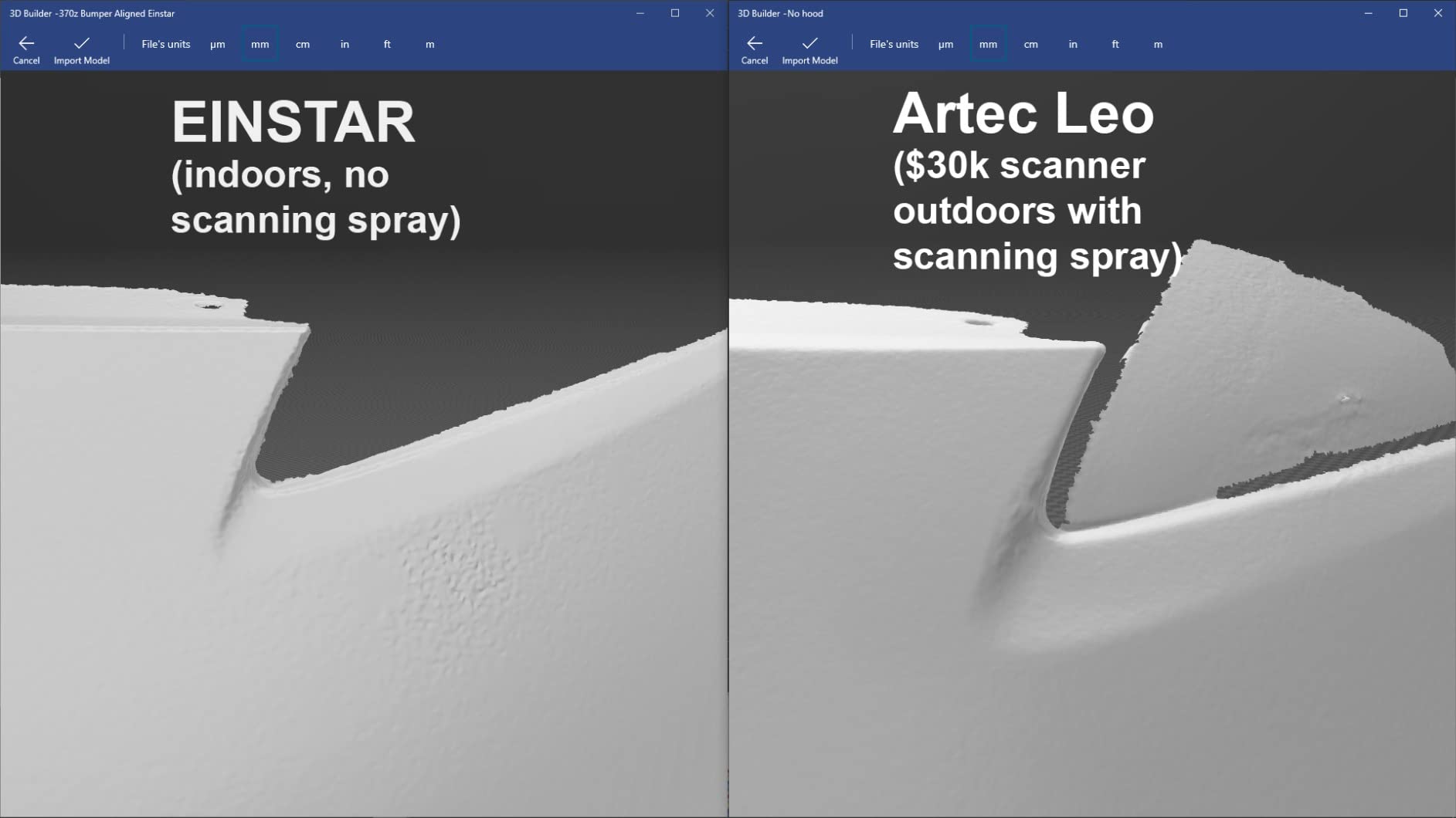 Shining 3D Einstar Handheld 3D Scanner with Detail-Oriented Enhancement Technology Support Scanning Hair and Body, Up to 14FPS Scanning Speed High Quality Collecting Data 3D Scanner for 3D Printer customer photo 2