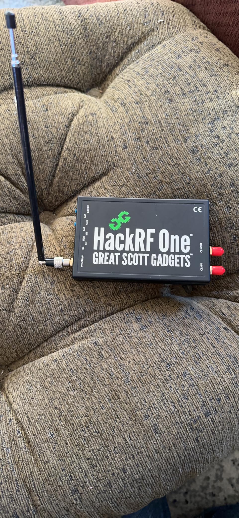 Nooelec HackRF One Software Defined Radio, ANT500 & SMA Adapter Bundle for HF, VHF & UHF. Includes SDR with 1MHz-6GHz Frequency Range & 20MHz Bandwidth, ANT-500, and 4 SMA Adapters customer photo 1