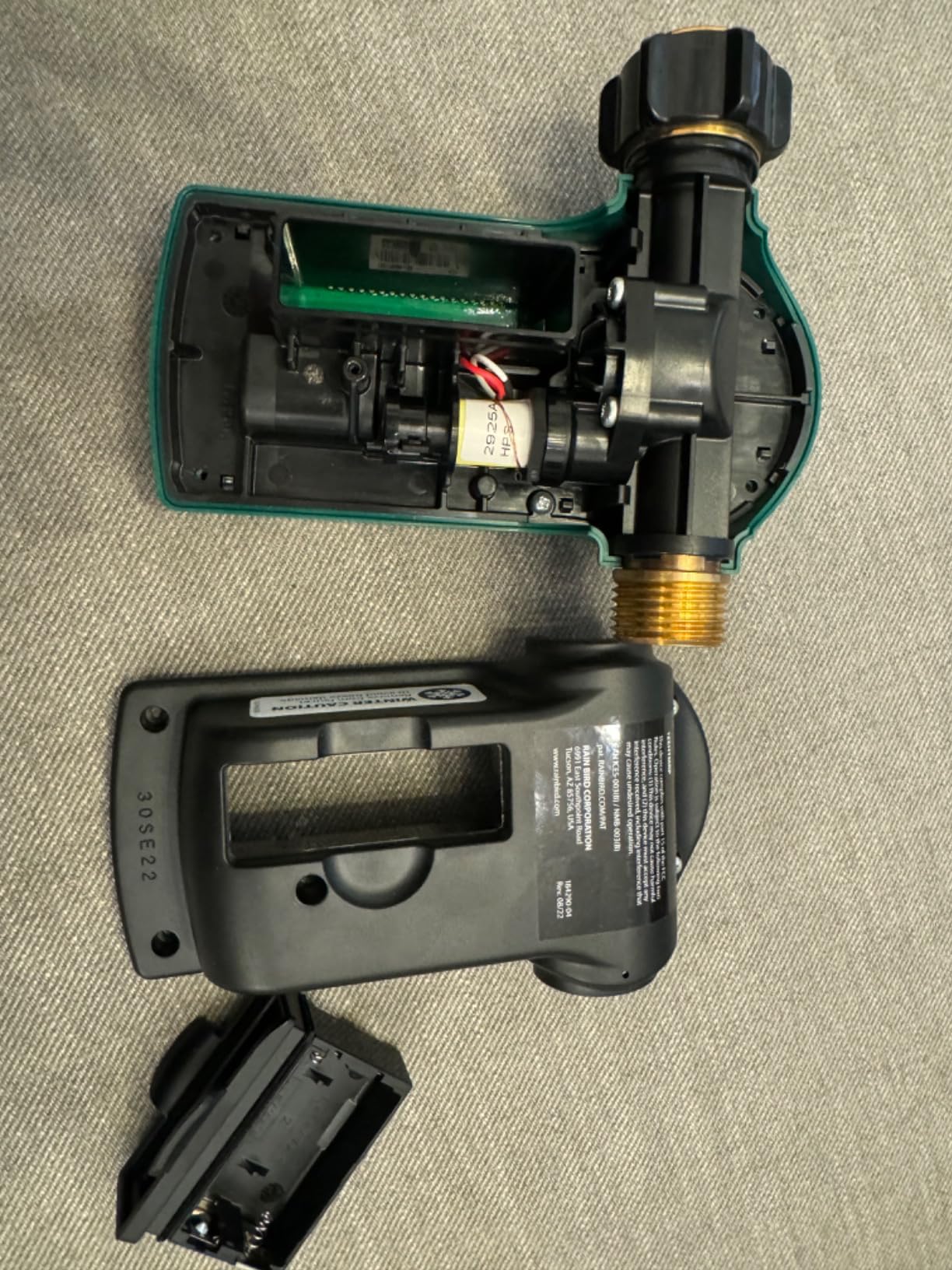 Rain Bird 1ZEHTMRP Premium Professional Grade Electronic Digital Hose End Timer/Controller, One Zone/Station, Battery Operated, Digital with Brass Inlet/Outlet customer photo 1