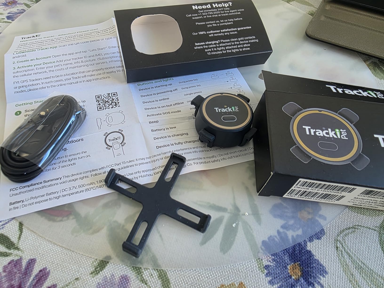 Tracki Cat GPS Tracker - Real-Time Cat Tracker & GPS Tracker for Cats - Smart Alerts, Geo-Fence, Waterproof, Collar-Compatible - Long-Life Battery - Works with iOS & Android (Subscription Required) customer photo 1