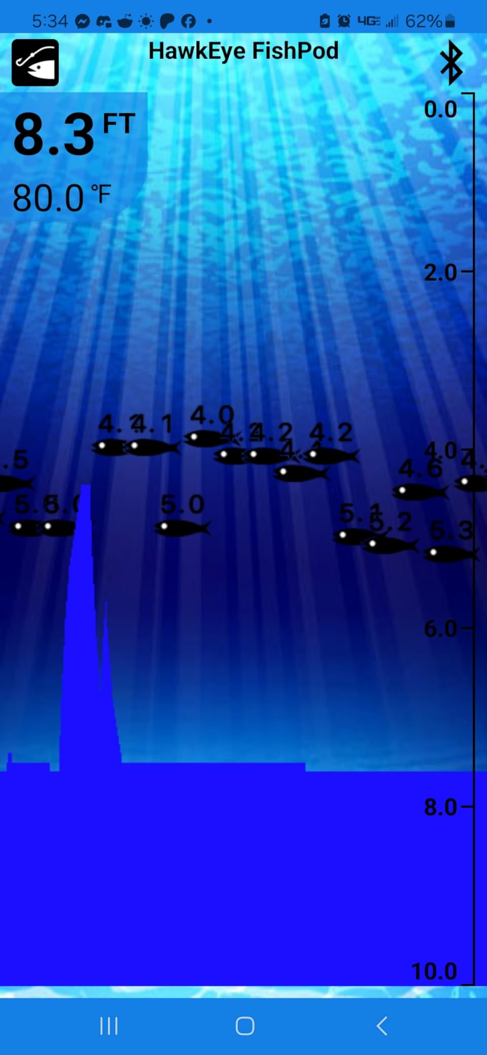 Hawkeye FishPod 5X Bluetooth Fish Finder customer photo 1